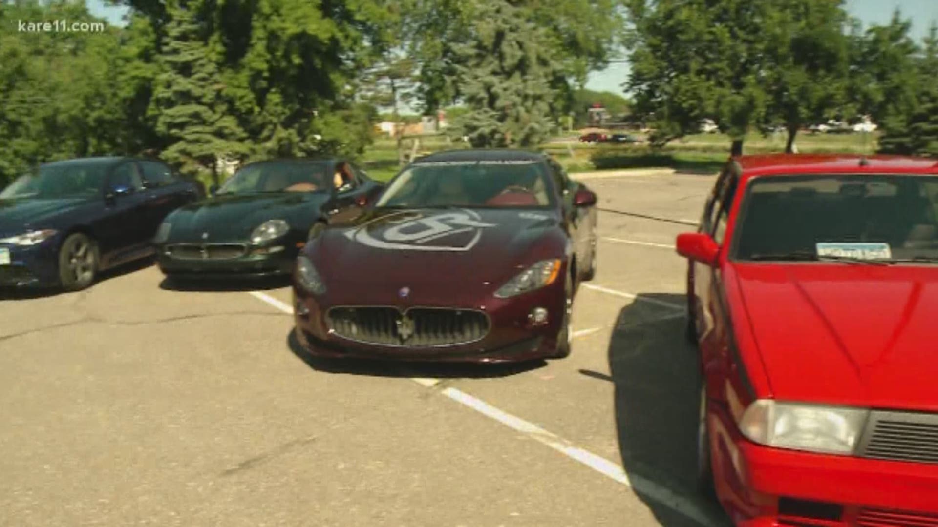The free Wheels of Italy event on July 26th will showcase many expensive cars made by Maserati, Alfa Romeo, Fiat, and more. First, they stopped by KARE to display some of the vehicles.
