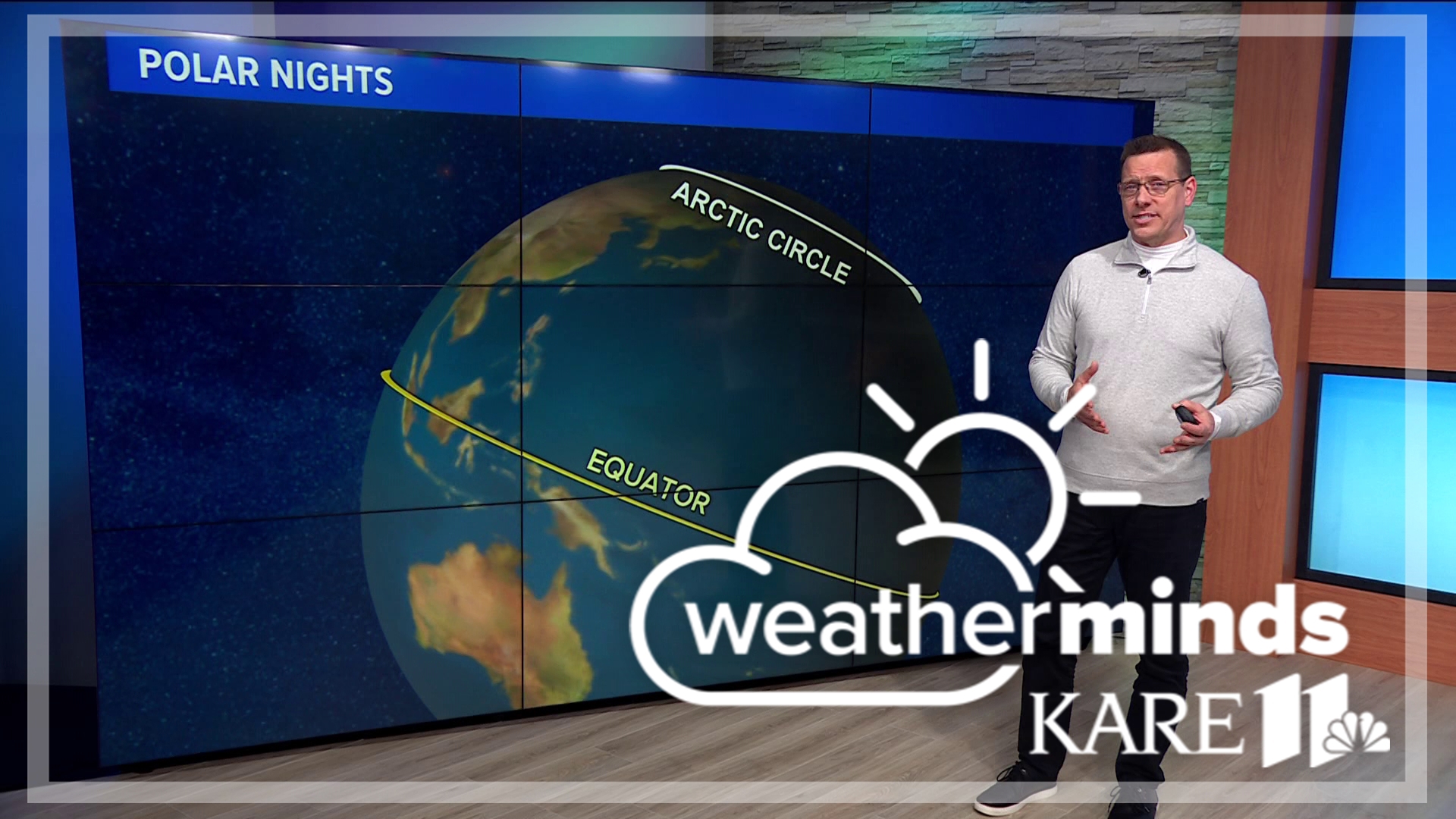 As we go from fall to winter, less and less sunlight is reaching north of the Arctic Circle. Meteorologist Jamie Kagol explains.