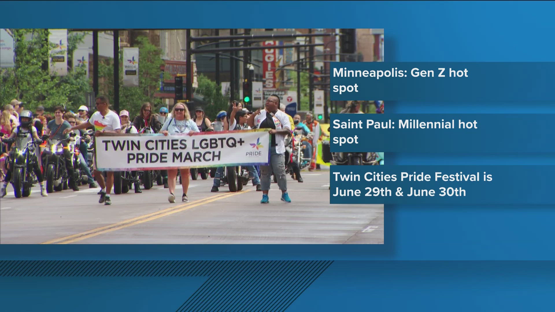 Airbnb data shows that Gen Z bookings are surging in Minneapolis during Pride weekend, while Millennials are making reservations in St. Paul.