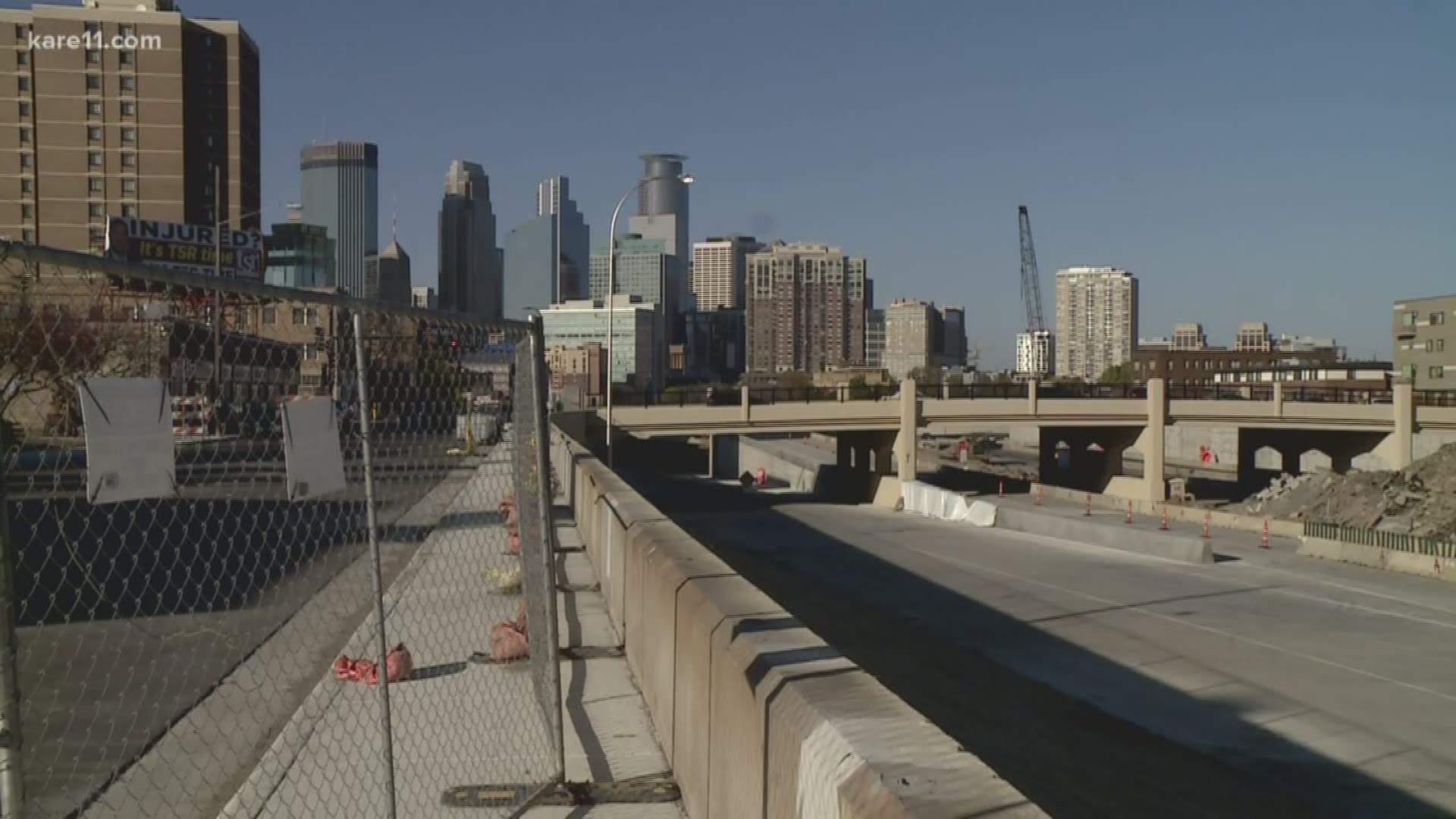 MnDOT closed I-35W in both directions between Interstate 94 and Highway 62 in Minneapolis this weekend to complete traffic changes and utility work on the project stretching from downtown to Crosstown.  https://kare11.tv/2PcbemI