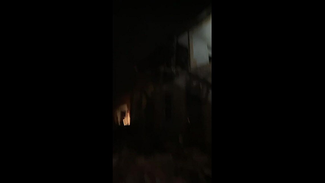 Tornado damage in Hartland