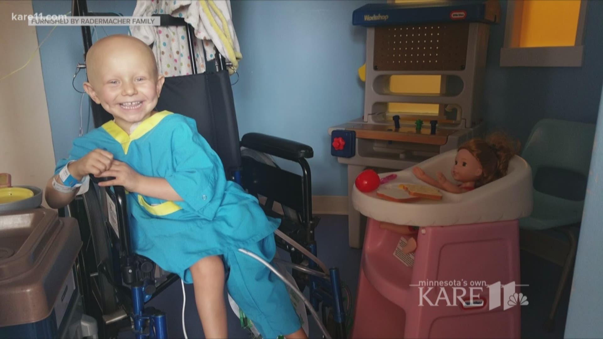Little Bella has spent the past nine weeks recovering from a liver transplant because of a courageous fight against a rare liver cancer. https://kare11.tv/2qtEoQ2