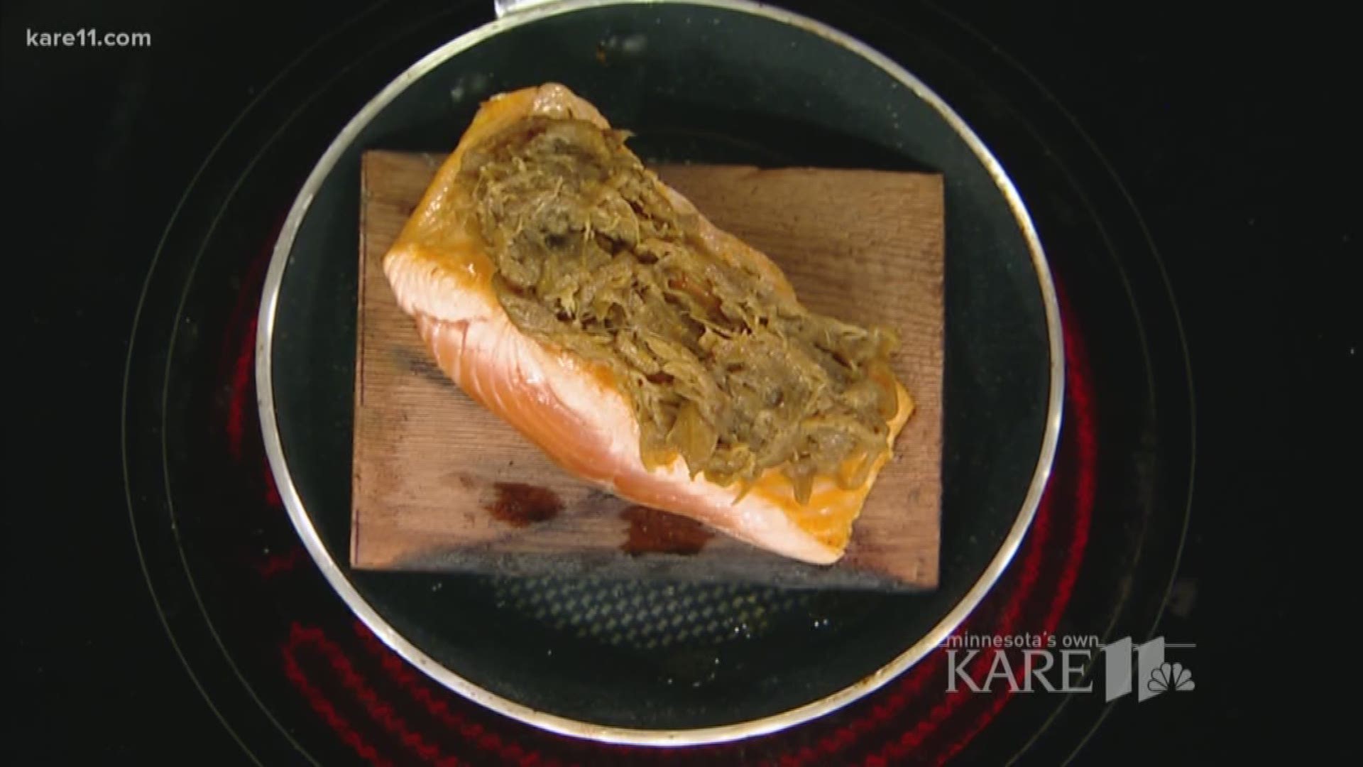 Cedar plank salmon recipe from Lela Restaurant