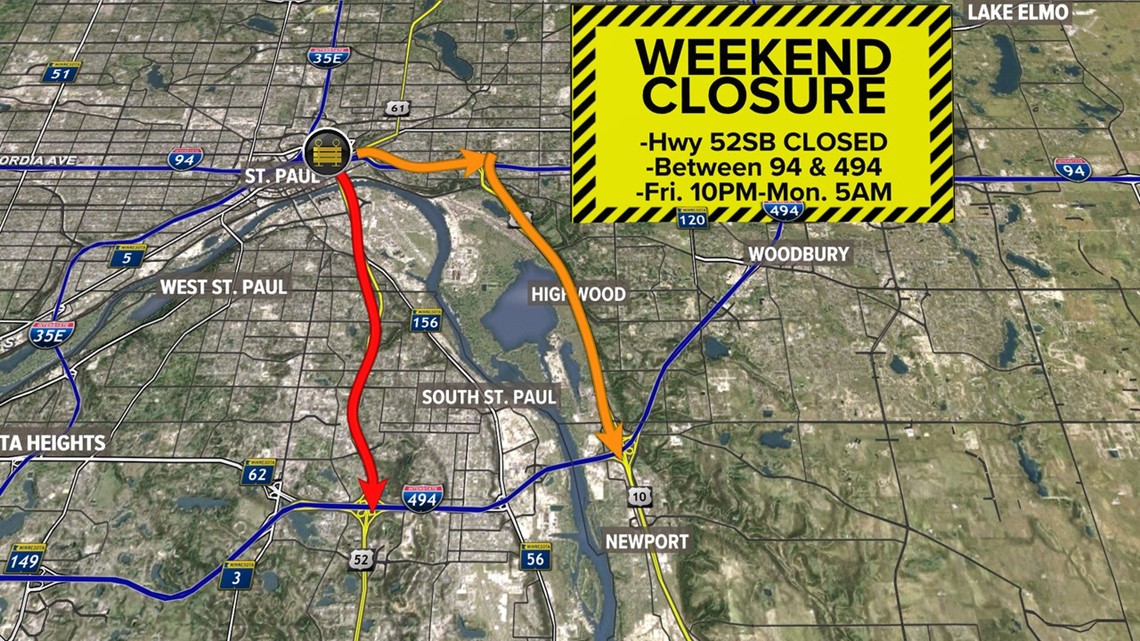 Kare 11 Traffic Map Major Road Projects Could Impact Weekend Plans | Kare11.Com