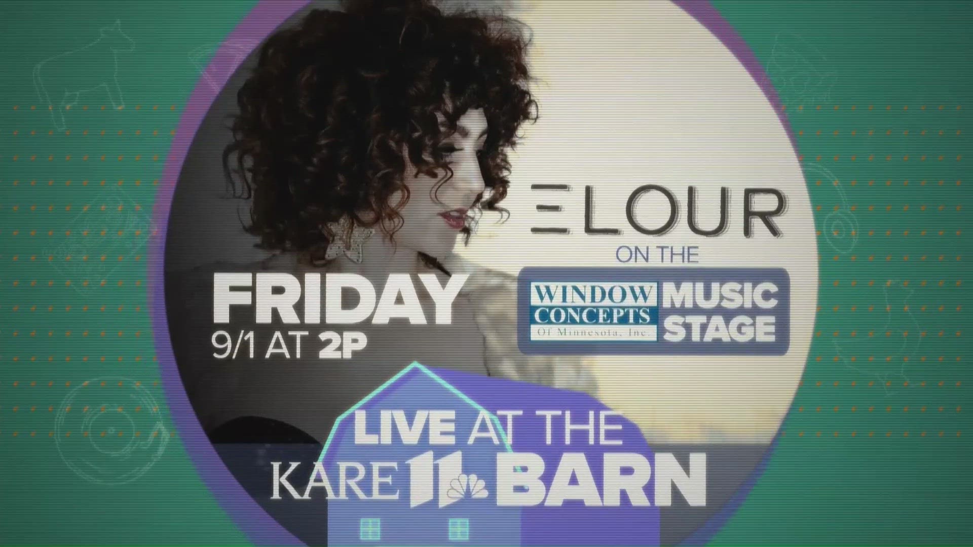 Femme rock band Elour rocks the KARE Barn at the Minnesota State Fair.