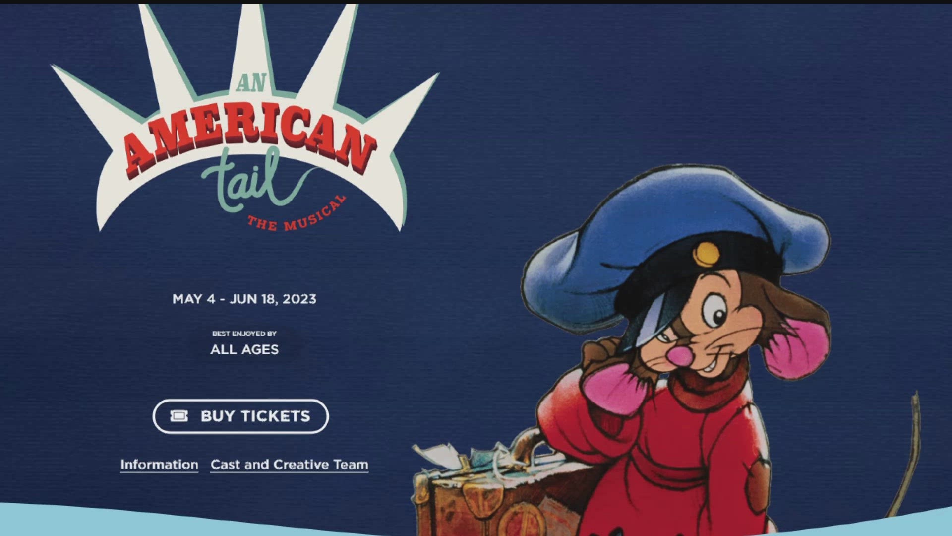 Tony Award-winning playwright Itamar Moses helped bring "An American Tail the Musical" to life at Children's Theatre Company, on stage now through June 18.
