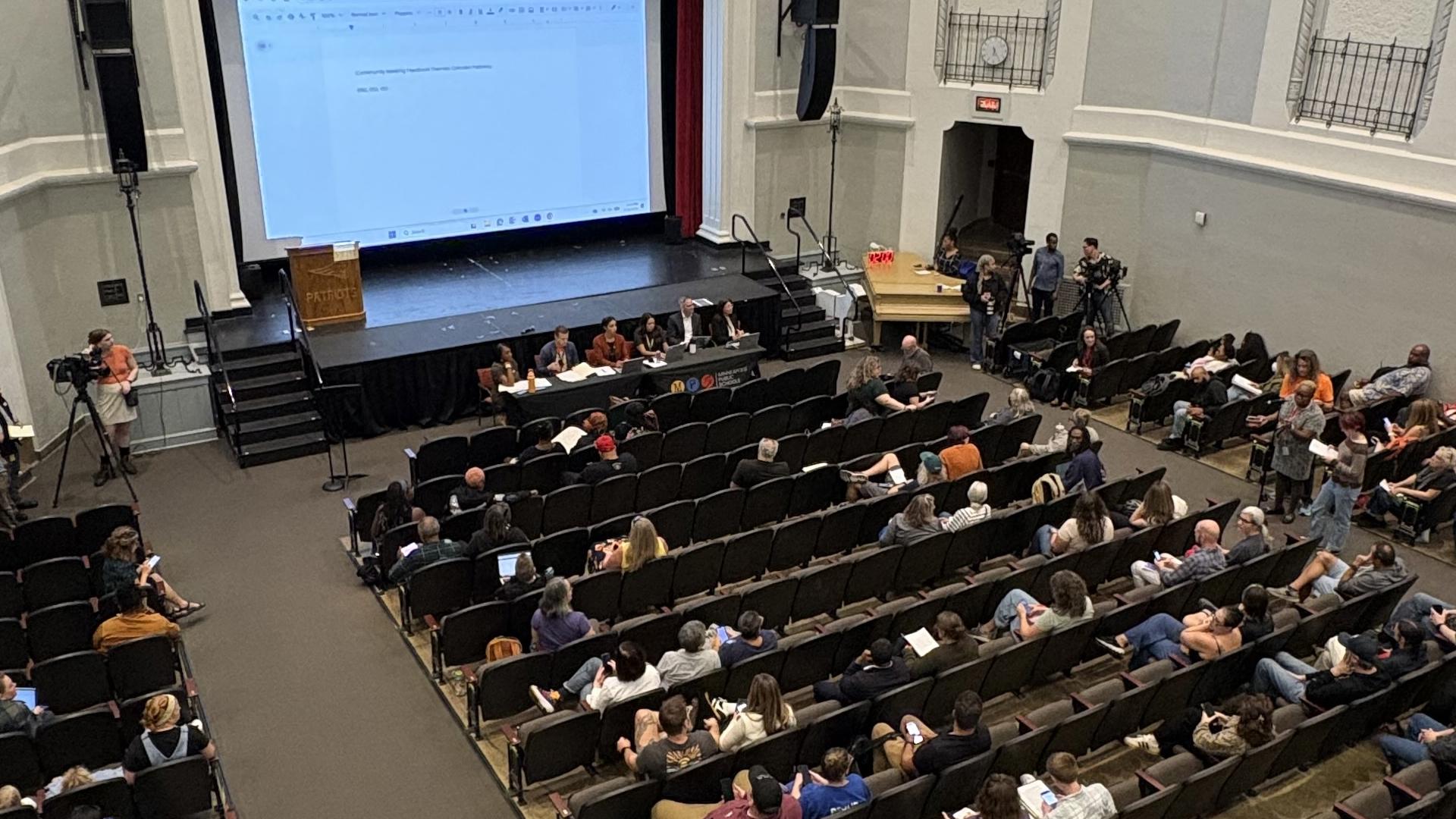 People pack first listening session about plan to close Minneapolis public schools