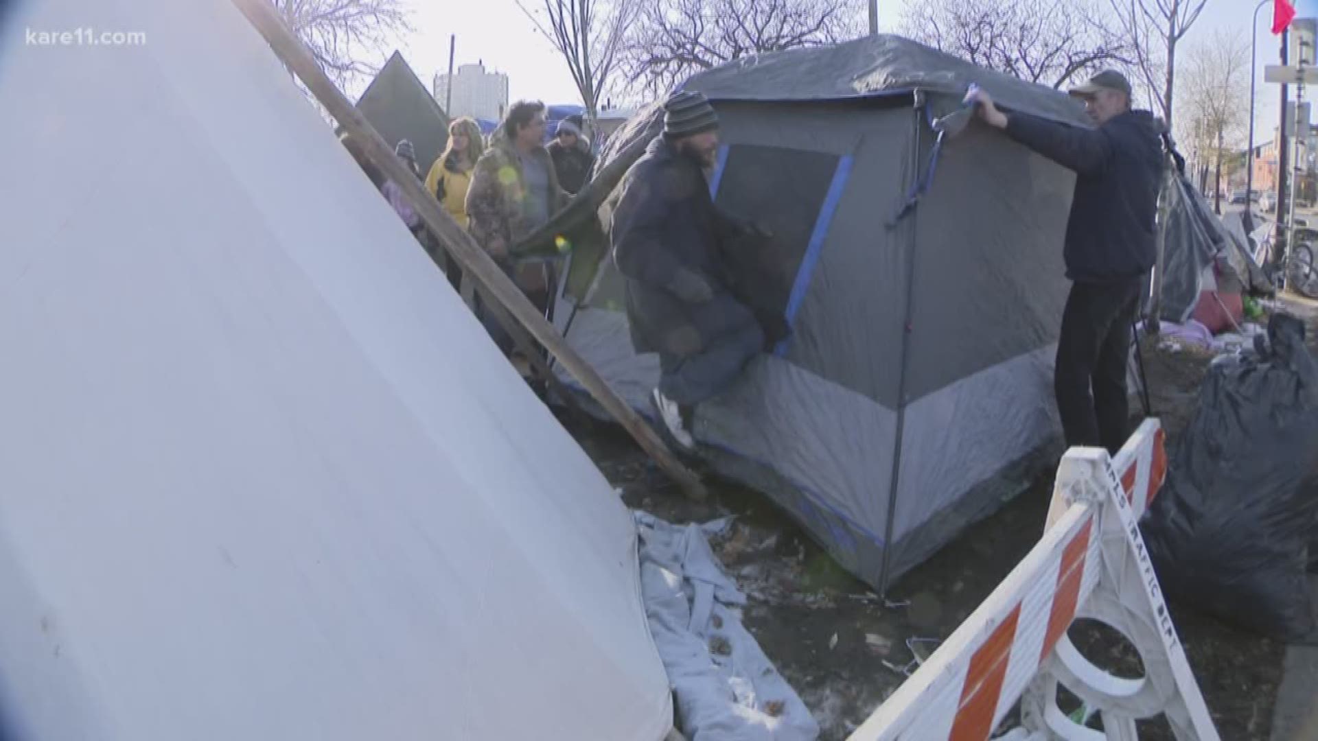 As people are cleared out of the St. Paul homeless encampment, Chris Hrapsky asked the question: Where will they go? And the answer, for some, was the Minneapolis camp. https://kare11.tv/2PYOnv7