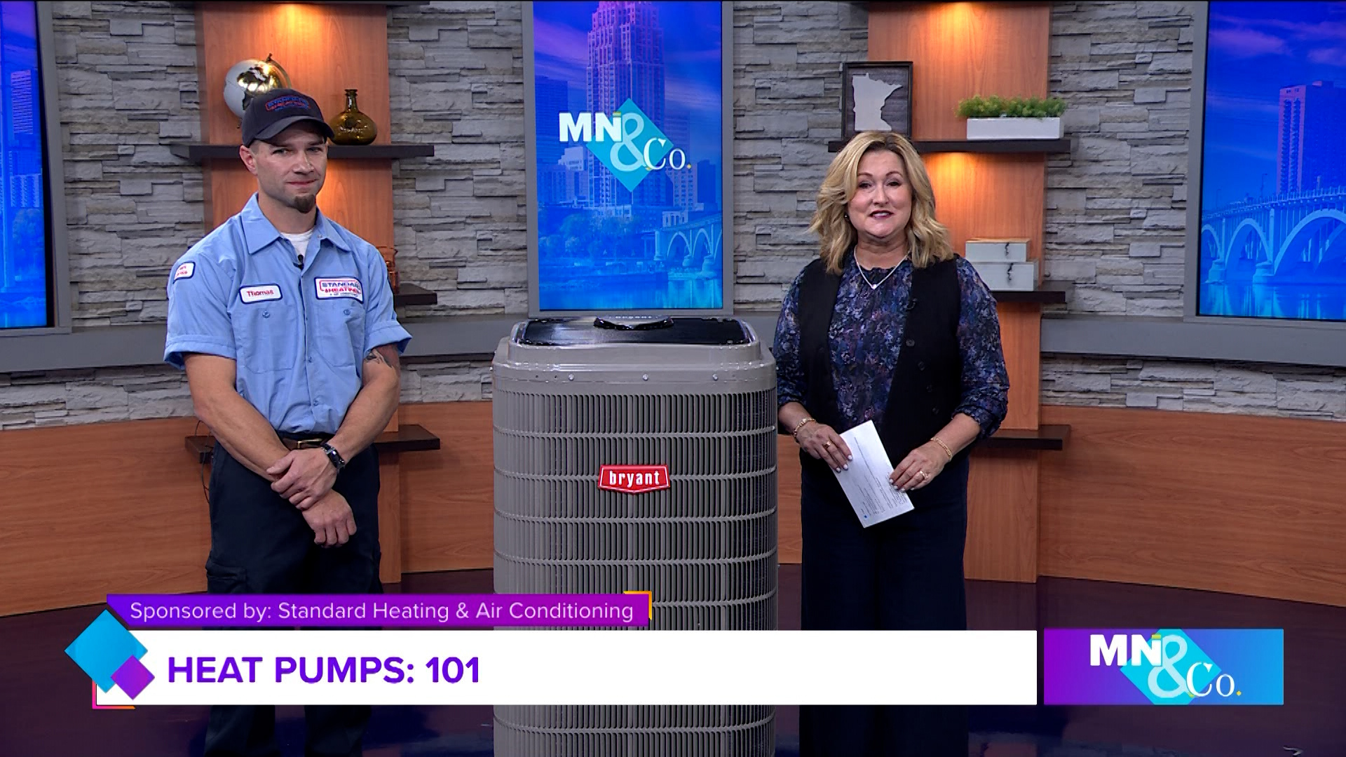 Standard Heating and Air Conditioning joins Minnesota and Company to discuss the basic mechanics of how heat pumps work.