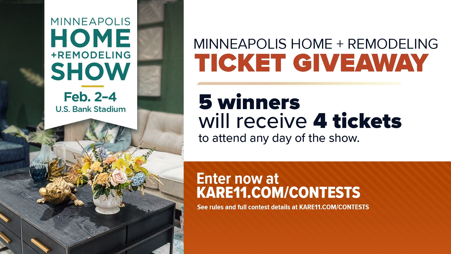 CONTEST Win tickets to the Minneapolis Home and Remodeling Show