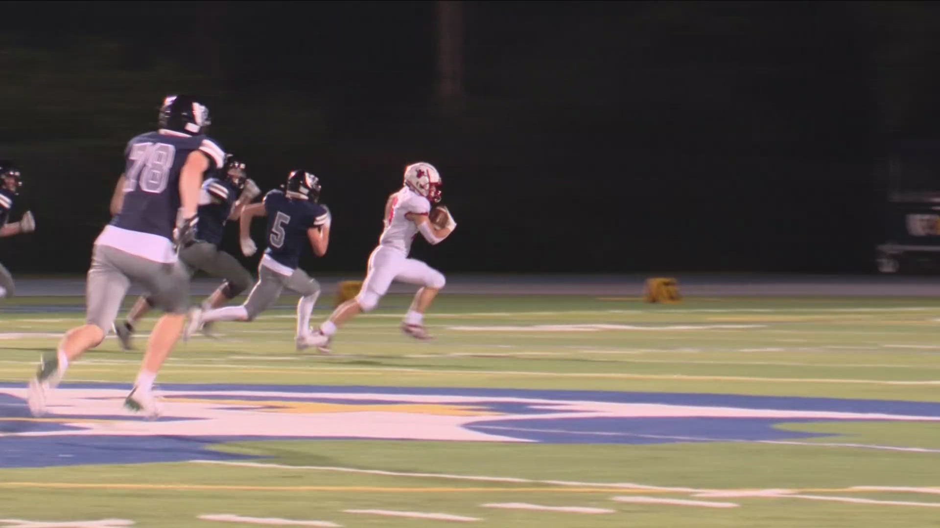 Keep up with the highlights from Friday's high school football matchup!