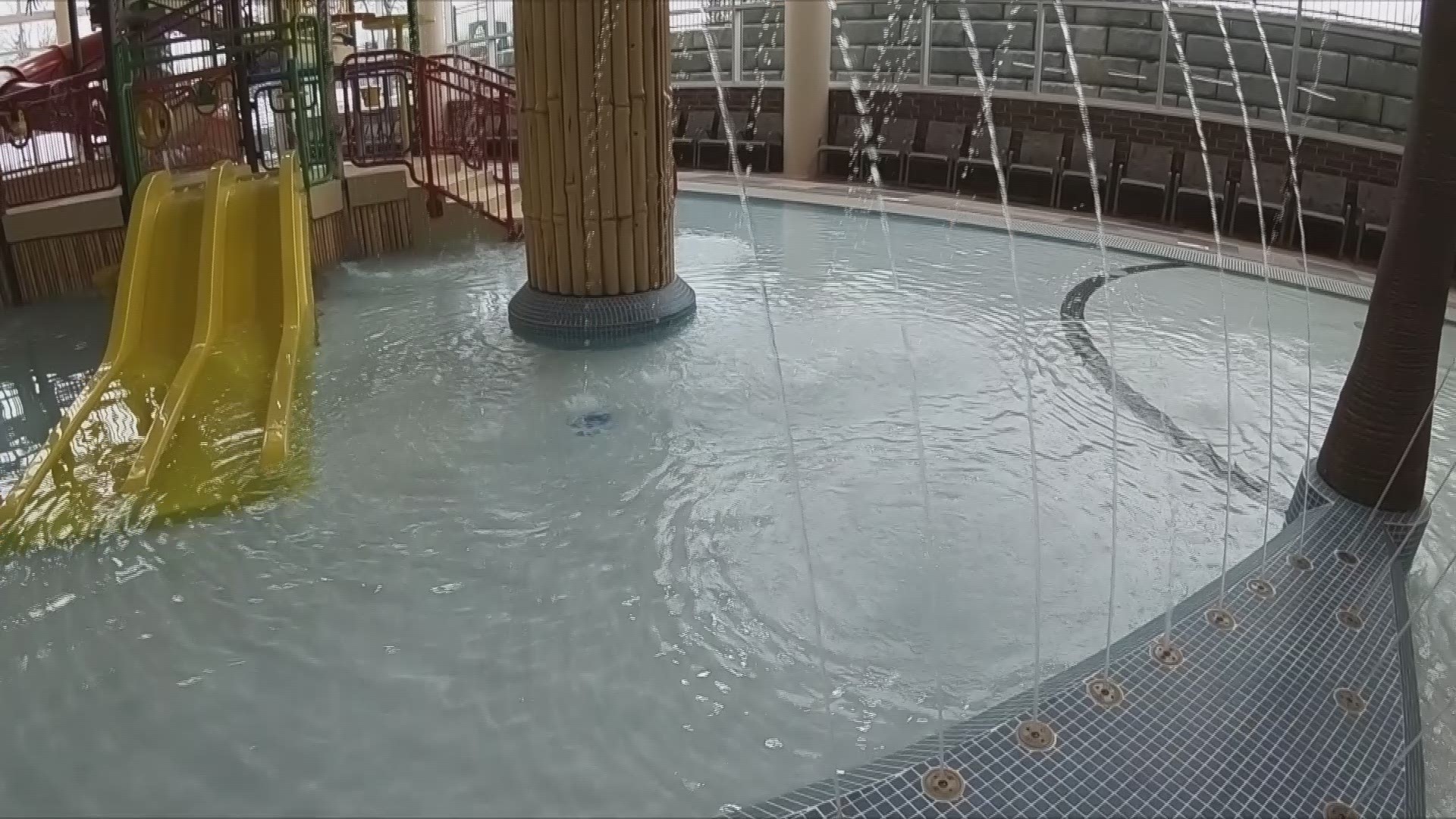 The newly expanded waterpark features more than 40 interactive water elements.