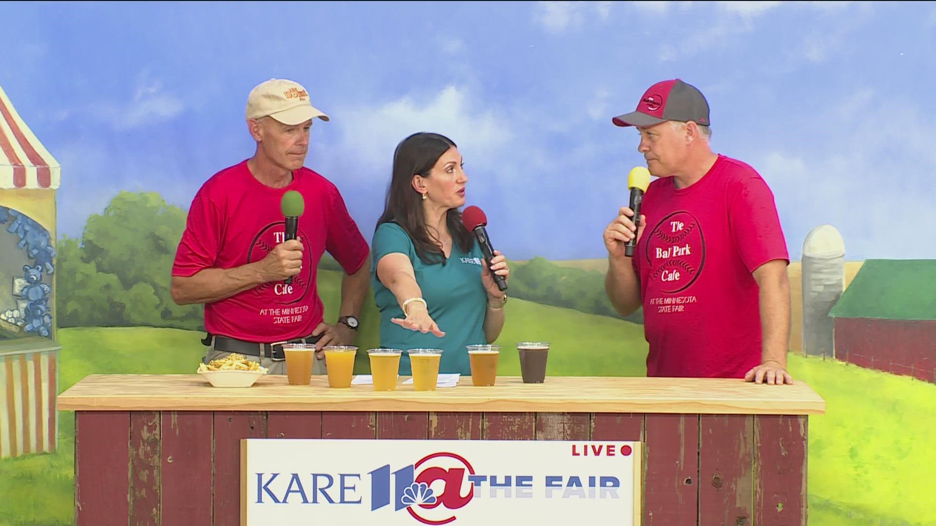 Dan Theisen with the Ball Park Café stopped by and also said Eastlake Craft Brewery has an exclusive pour at Ball Park Café here at the fair this year.