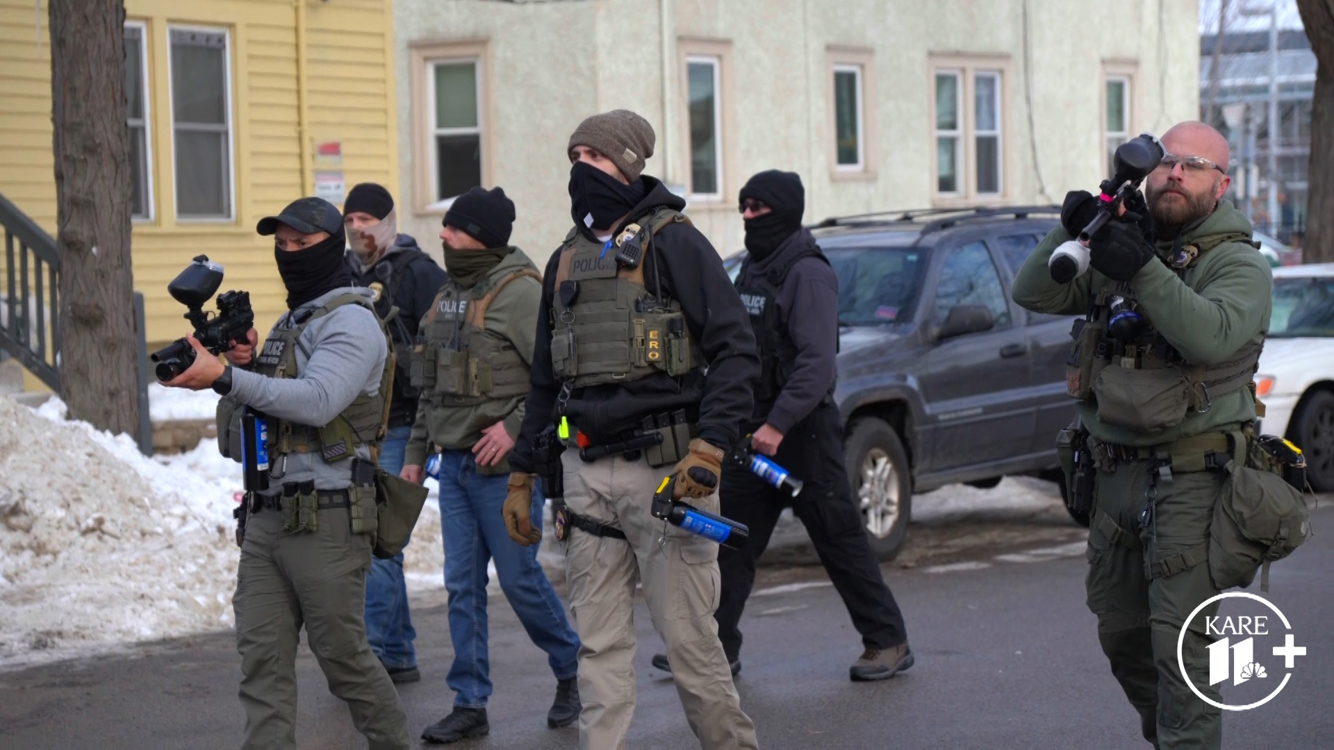 Federal agents clash with protesters in South Minneapolis