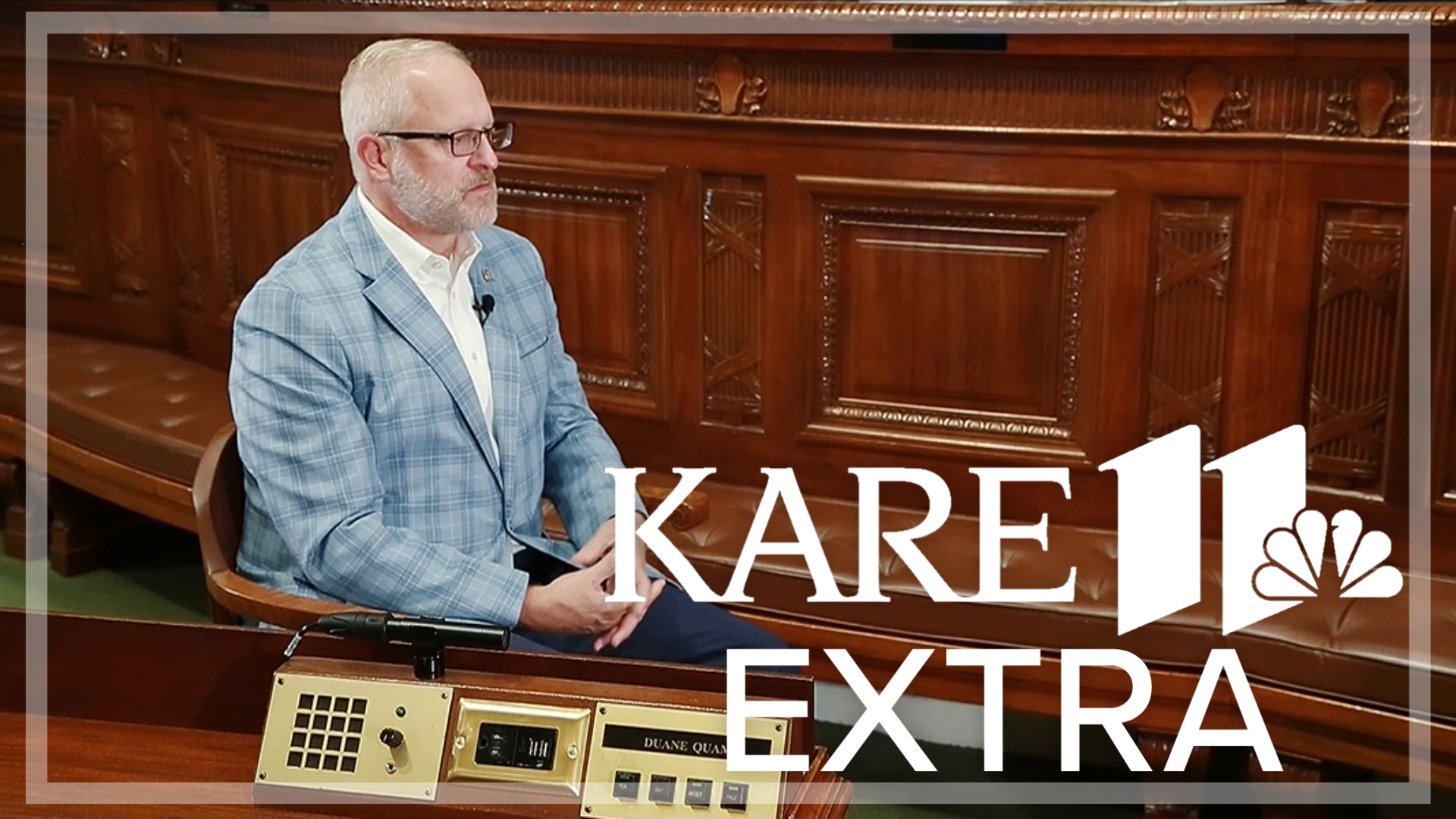 Republican whip Jim Nash grew up as an abused kid. Each time he's talked about it, it's to change laws in Minnesota. 