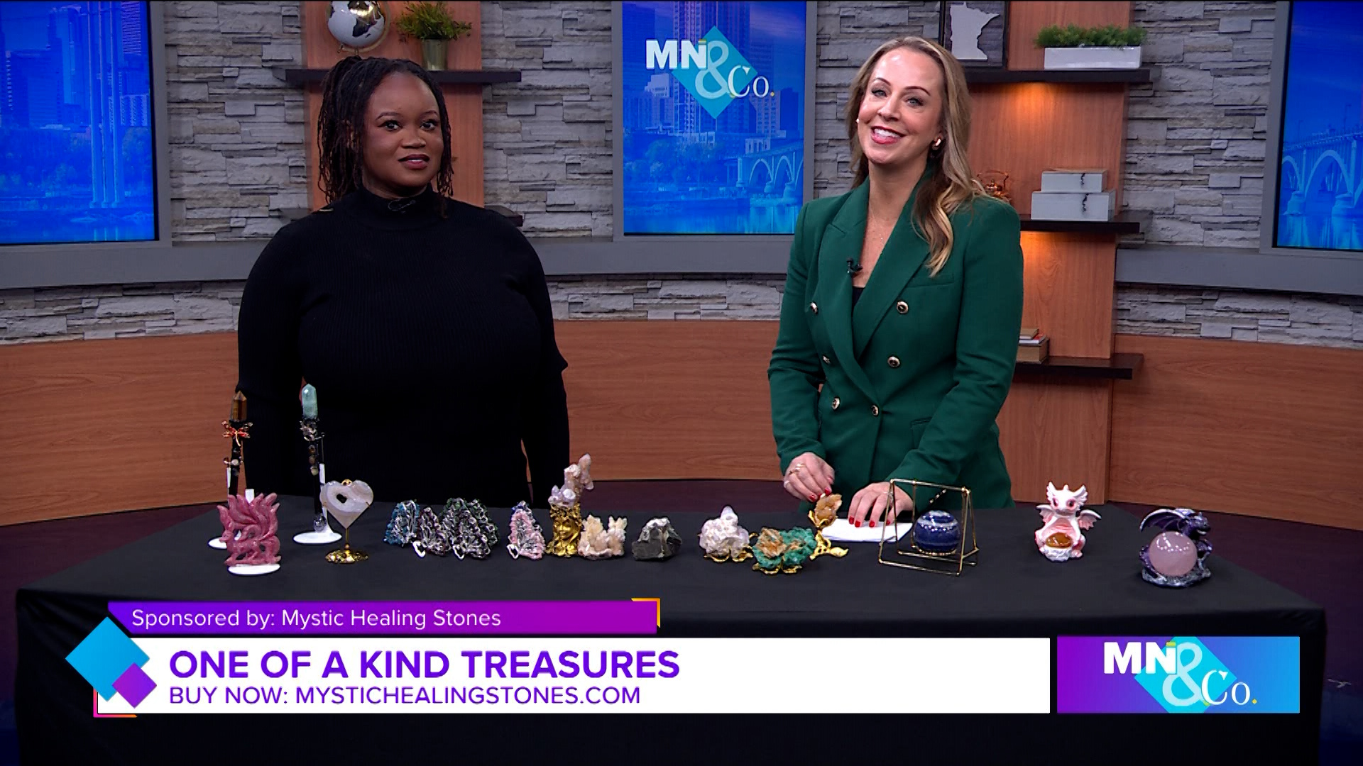 Mystic Healing Stones joins Minnesota and Company to discuss their beautiful hand-picked selection of gemstones and crystals.