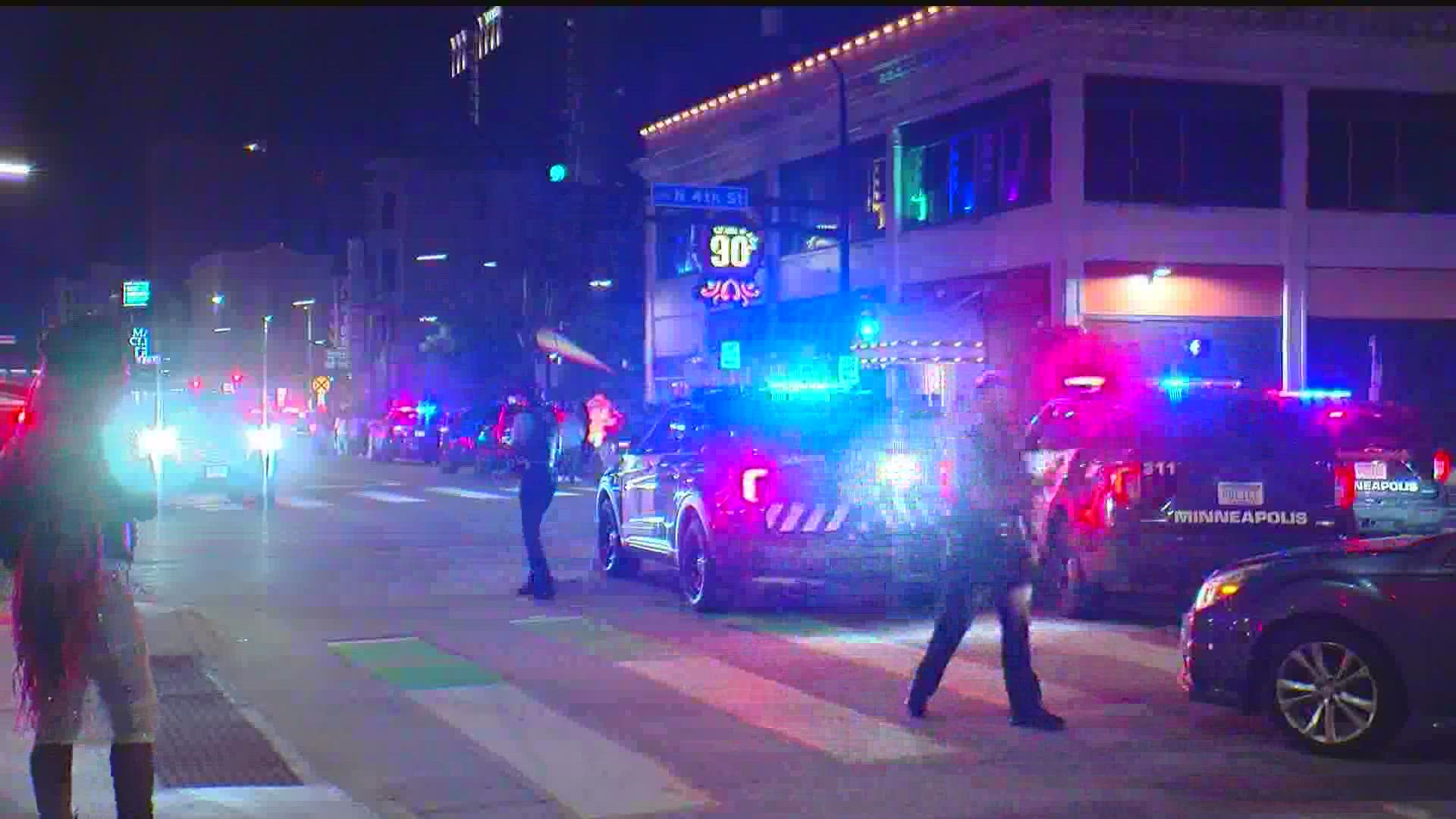 The Minneapolis Police Department says it is unknown if the two shootings are connected.