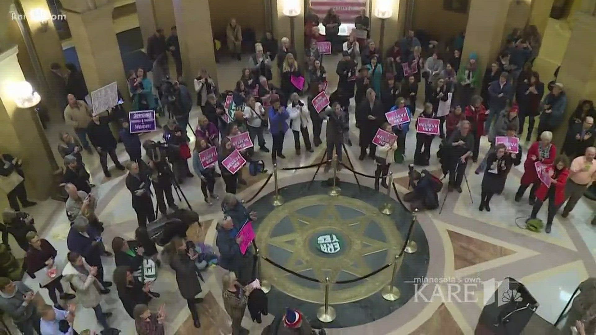 'I Believe Her' rally at the State Capitol