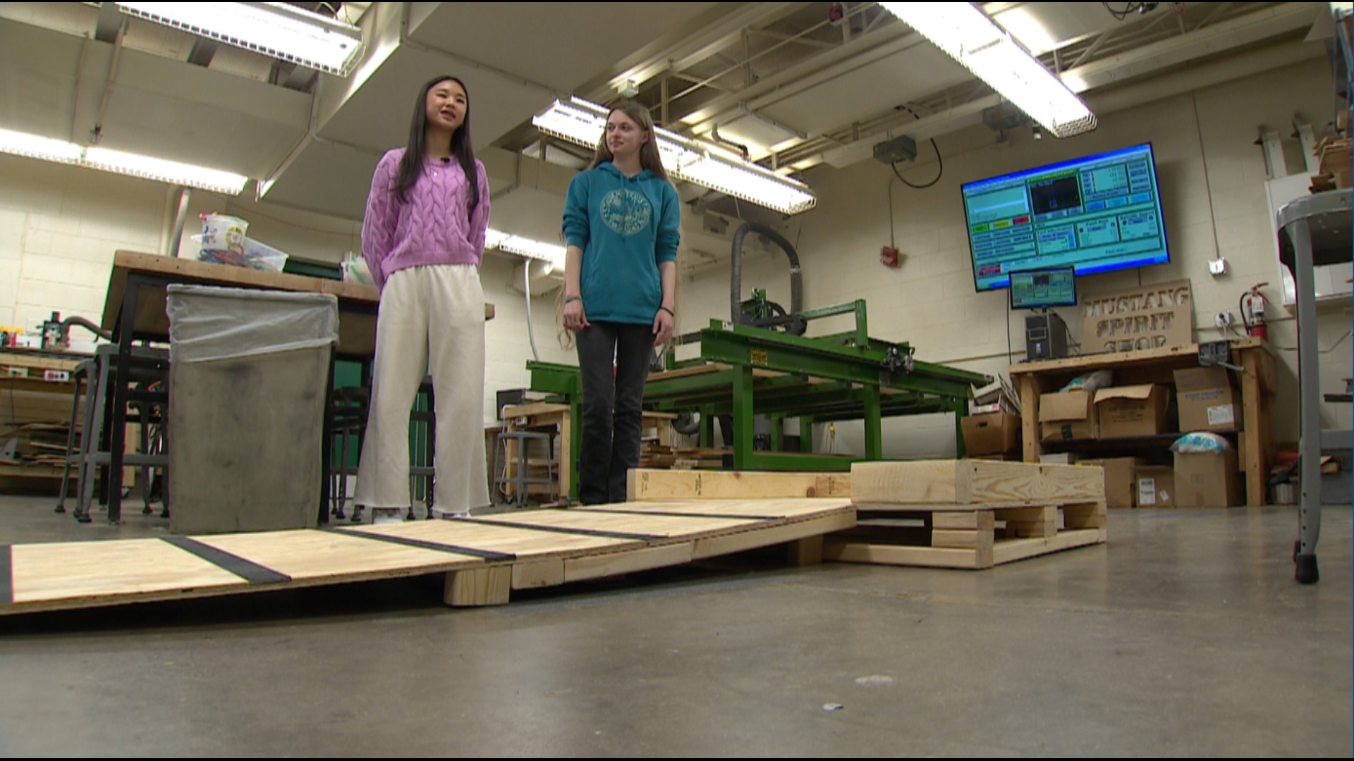 Teens design, build ramp to help schoolmate who uses wheelchair ...