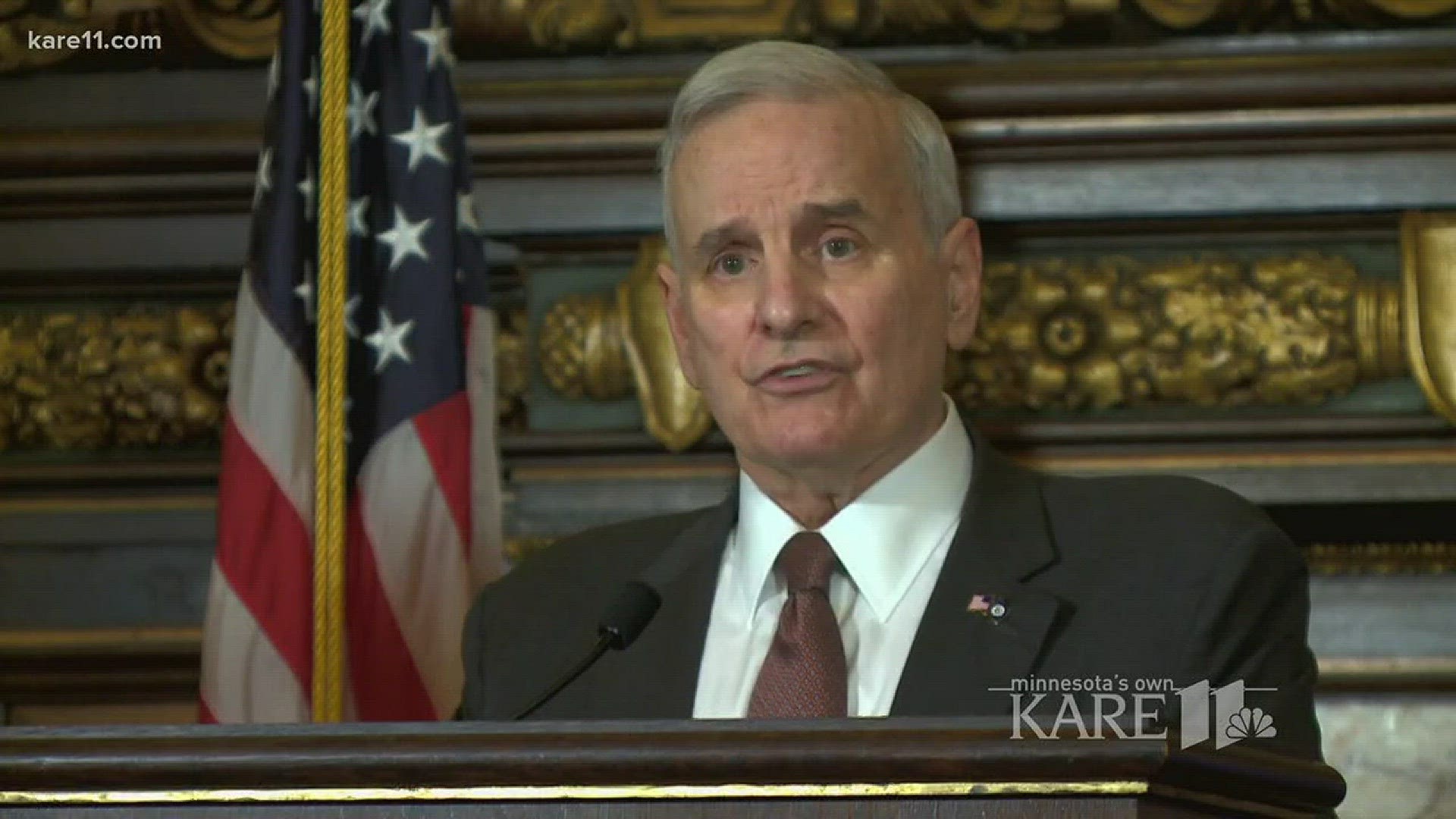 Dayton says he was shocked by a KARE 11 report that found most Minnesota school districts fail to follow government testing recommendations - if they test at all.https://kare11.tv/2jJ50cM