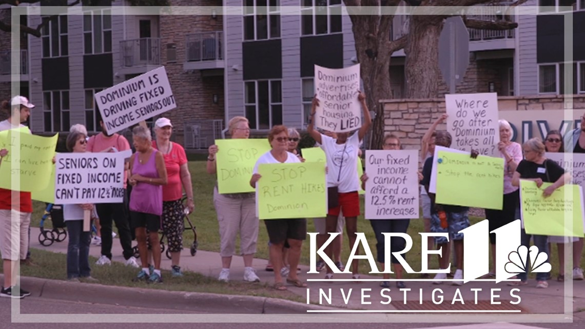 KARE 11 Investigates: Low-income seniors rally against rent hikes
