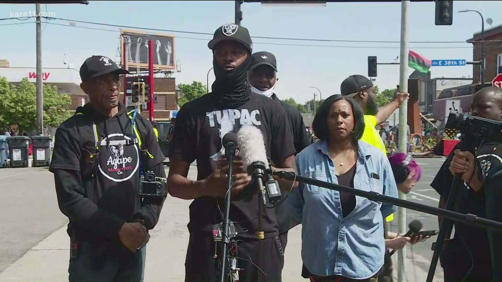 Since George Floyd's murder, members of The Agape Movement have been at 38th and Chicago. Now they're at the center of a push to reopen the area to traffic