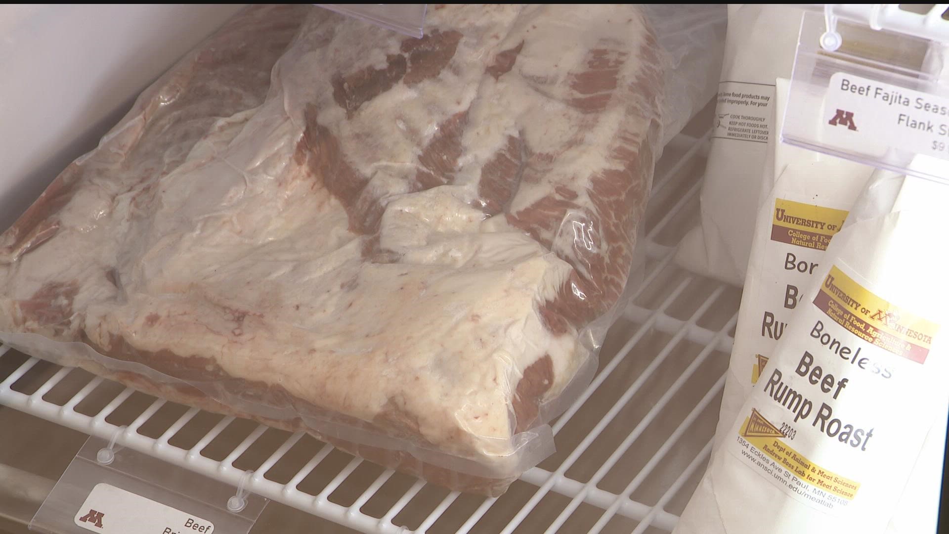 KARE 11 reporter Jennifer Austin found out the hype about the University of Minnesota's meat and dairy salesroom.
