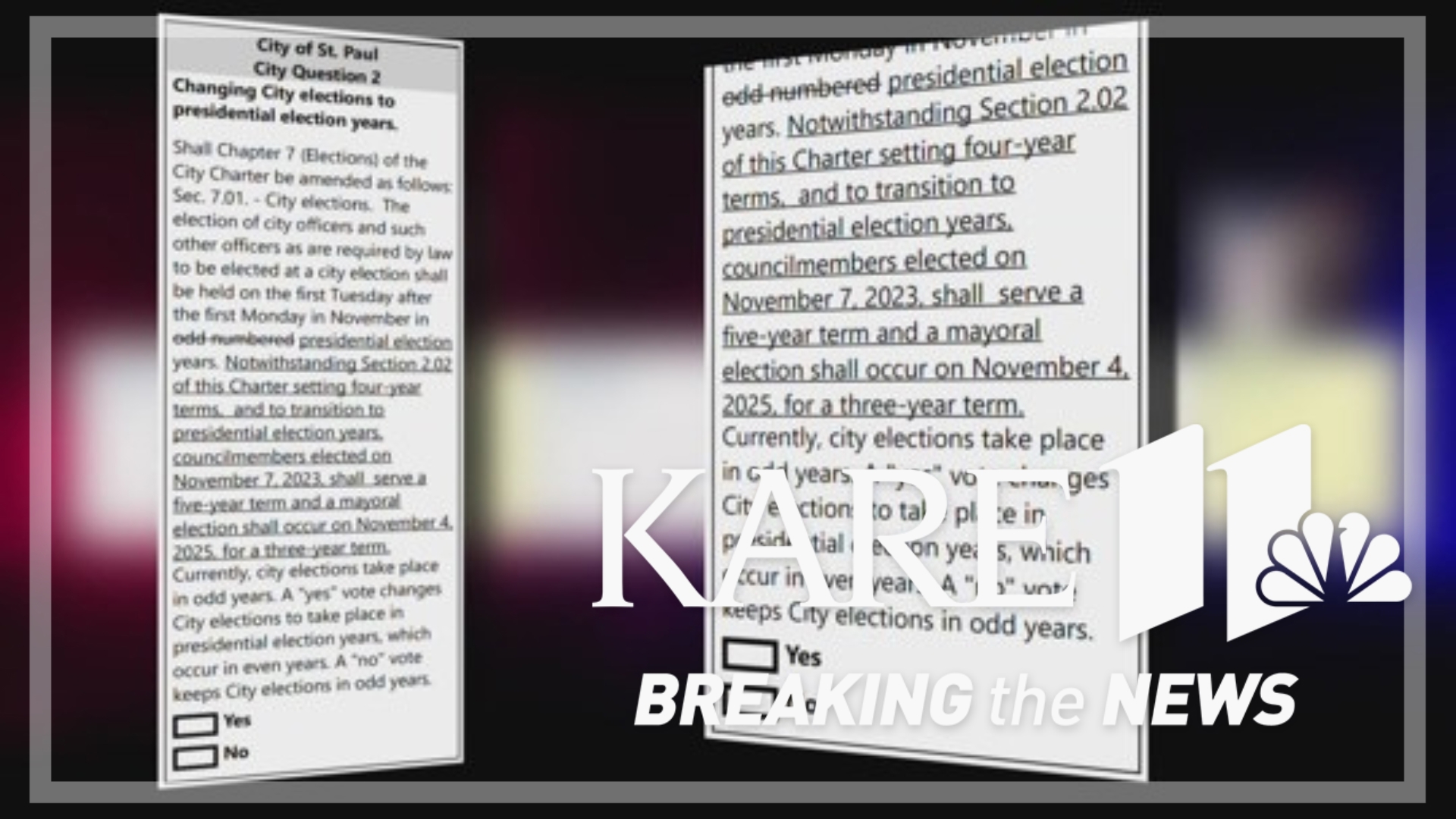 Just 32 days remain before Minnesotans cast their ballots, and in St. Paul, one decision facing voters when they go to the polls is when they vote.