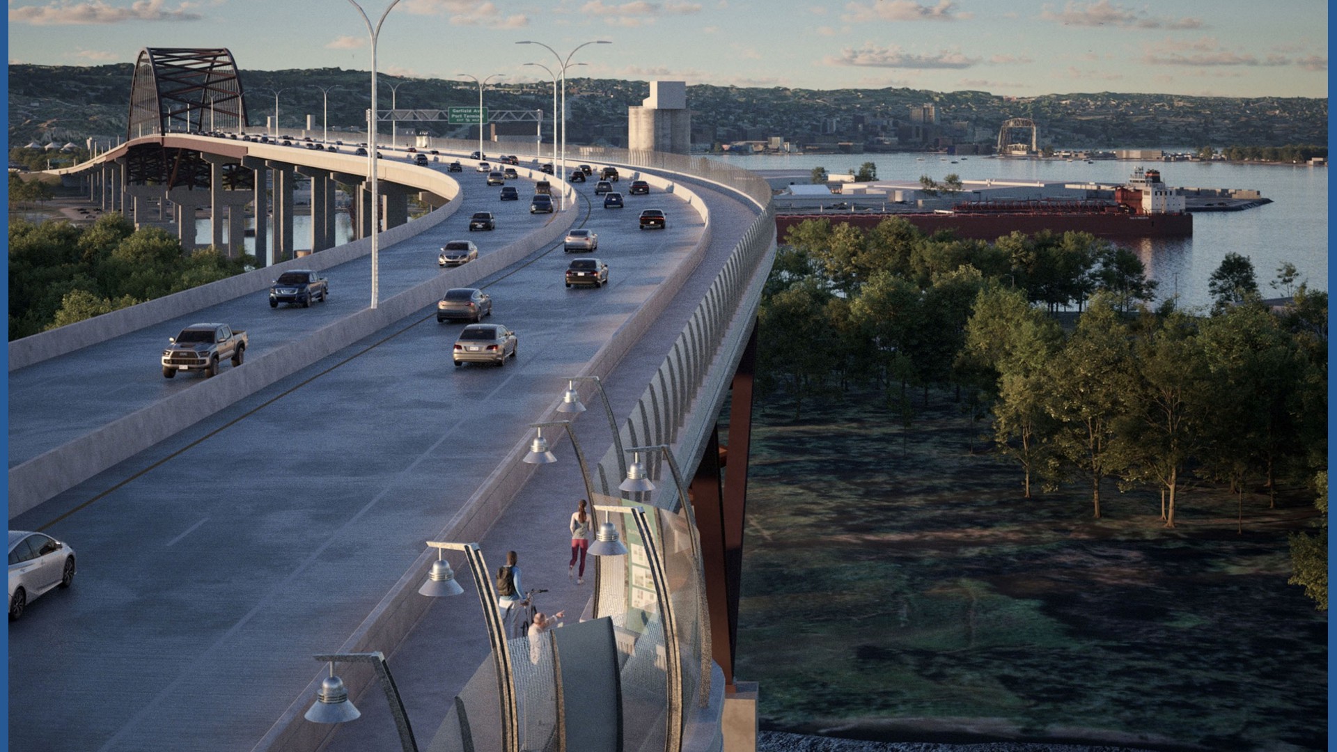 Construction on new Blatnik Bridge in Duluth starts in September