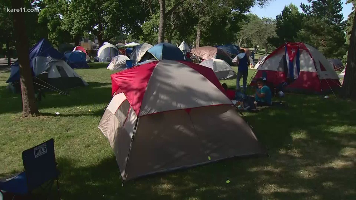 Minneapolis Park Board restricts size of homeless camps to 25 tents ...