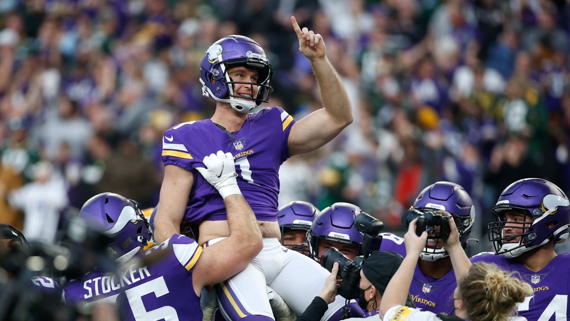 Vikings win on walk-off field goal, 34-31 over Packers