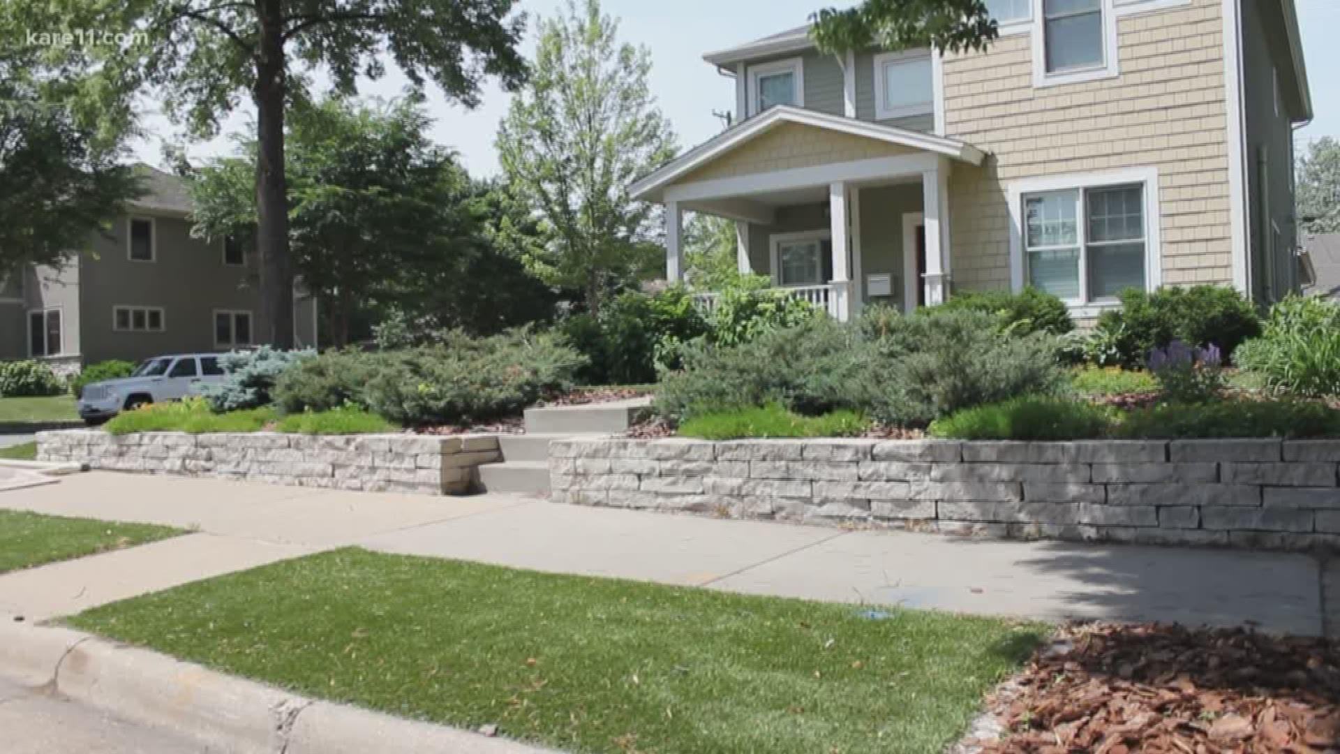 Mpls. man replaces grass with artificial turf