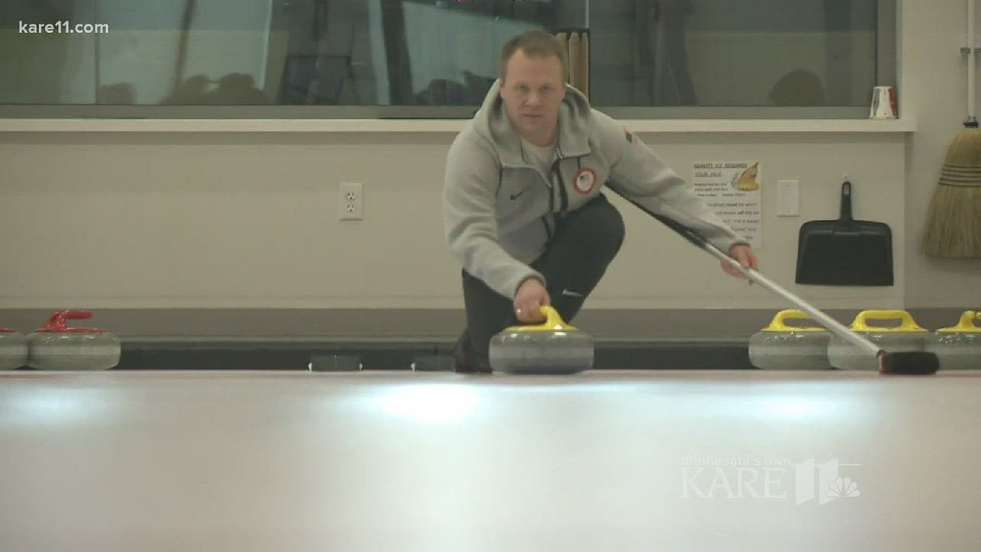 Getting into Olympic spirit at Chaska Curling Center