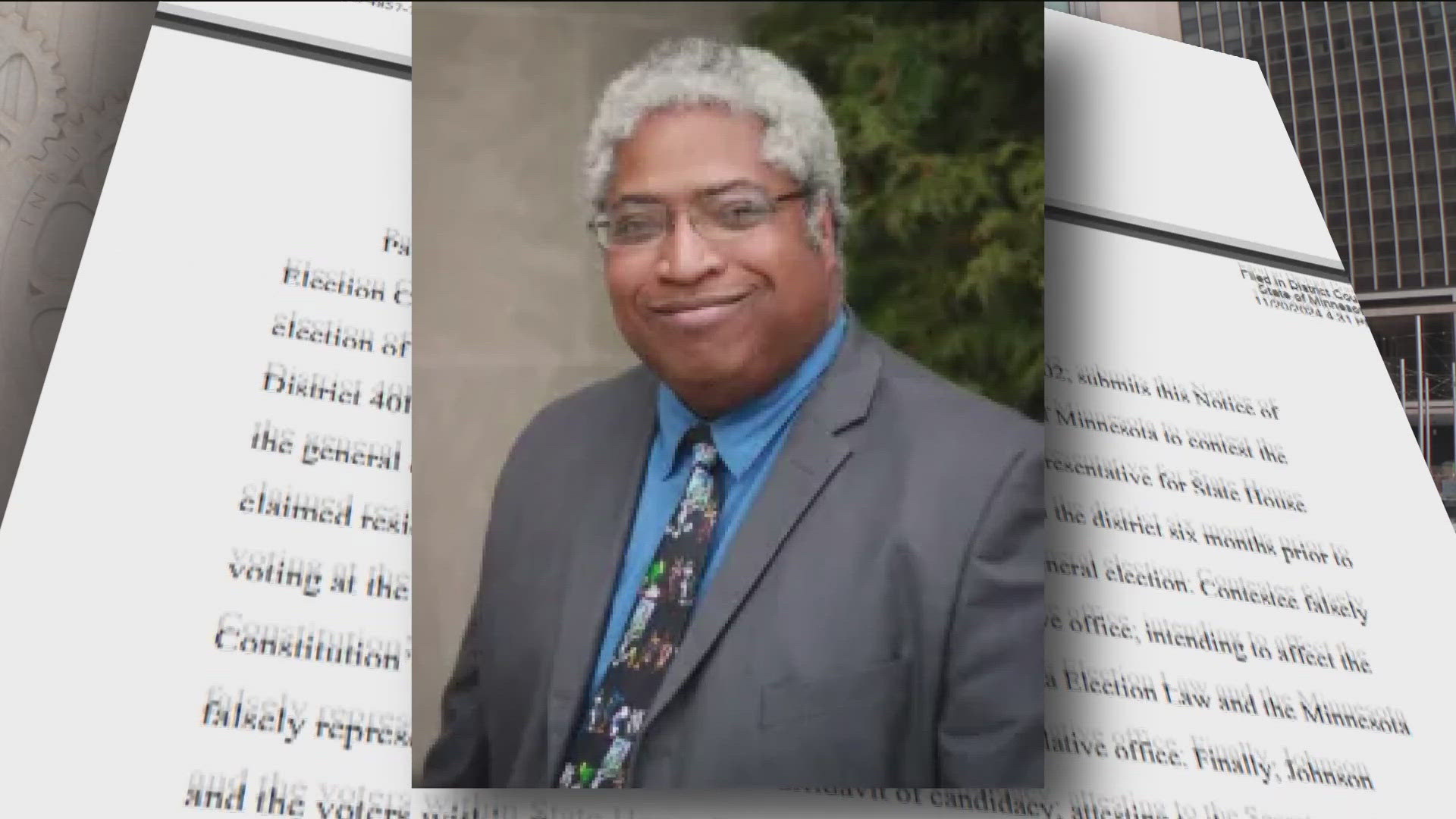 House District 40B candidate Paul Wikstrom filed a lawsuit claiming Curtis Johnson doesn't live in the Roseville apartment.