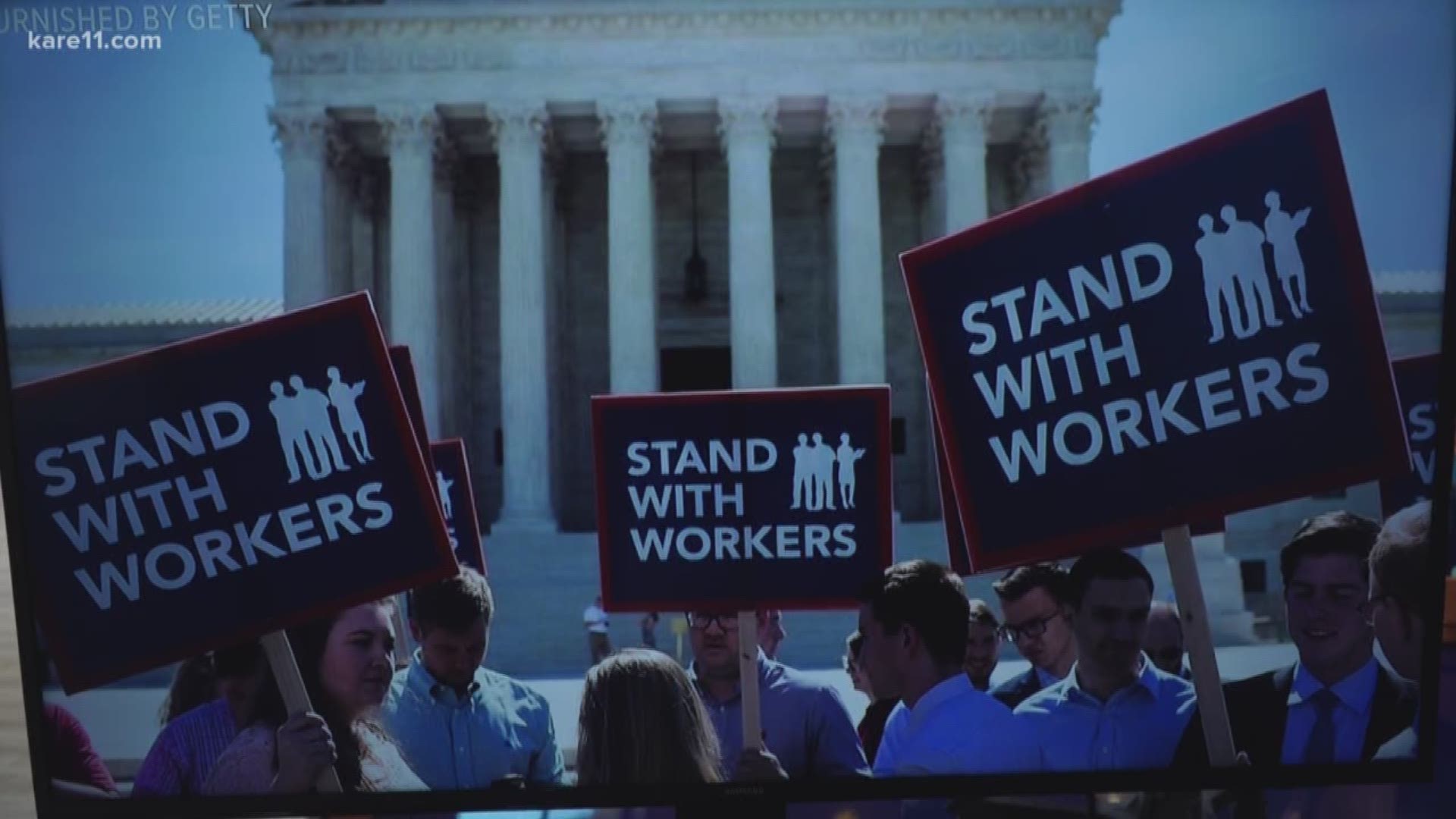The Supreme Court ruled that government workers can't be forced to contribute to labor unions that represent them in collective bargaining. We talk it out with two leaders on opposite sides. https://kare11.tv/2yOQXwv