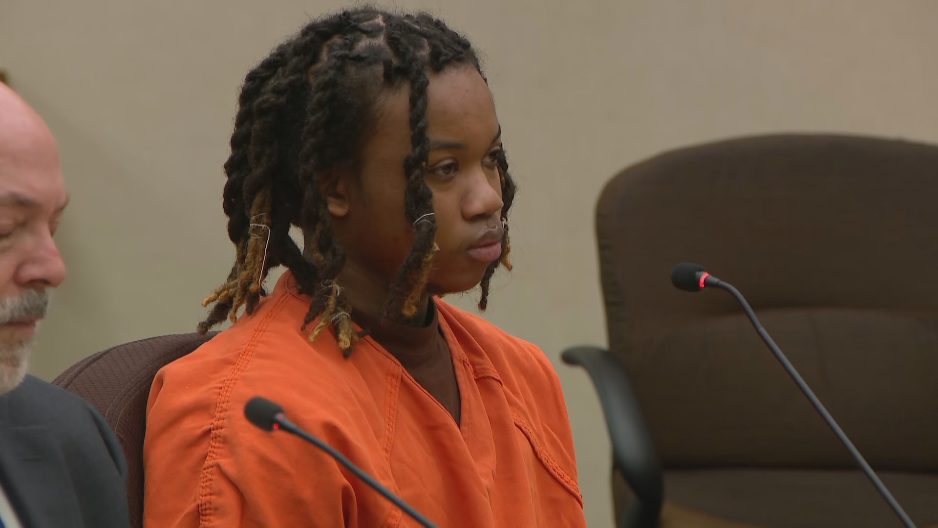 Taeshawn Adams-Wright gave a brief statement before the judge handed down a 30-year sentence.