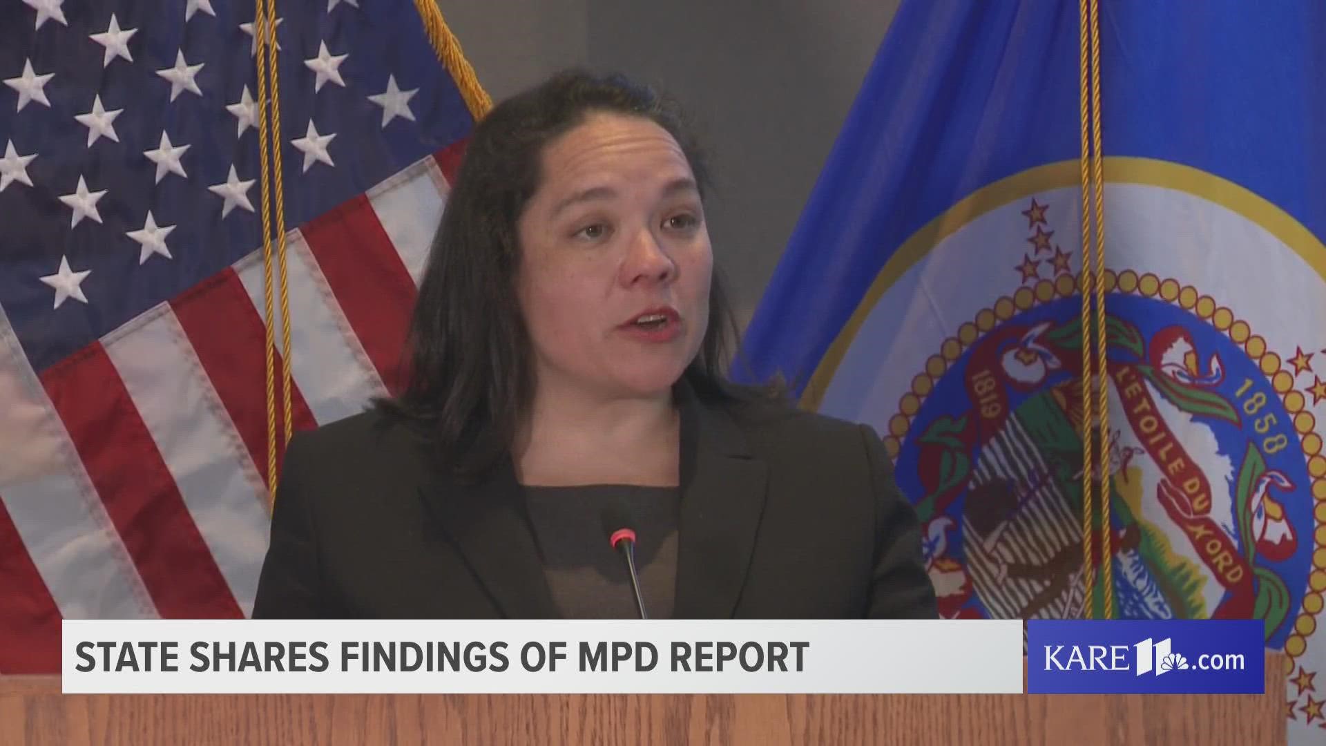 The investigation found there's "probable cause" that the city and Minneapolis police "engage in a pattern or practice of race discrimination."