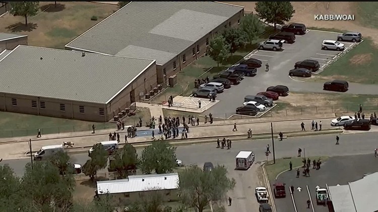 Police: Texas gunman walked through apparently unlocked door, was inside school for 1 hour