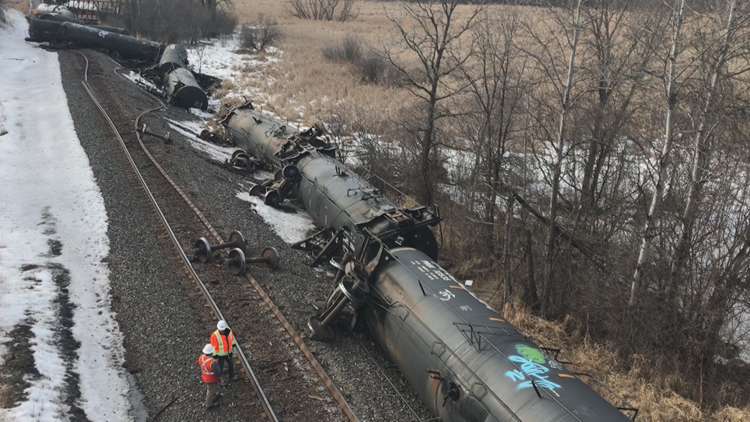 Train derailment in Plymouth | kare11.com