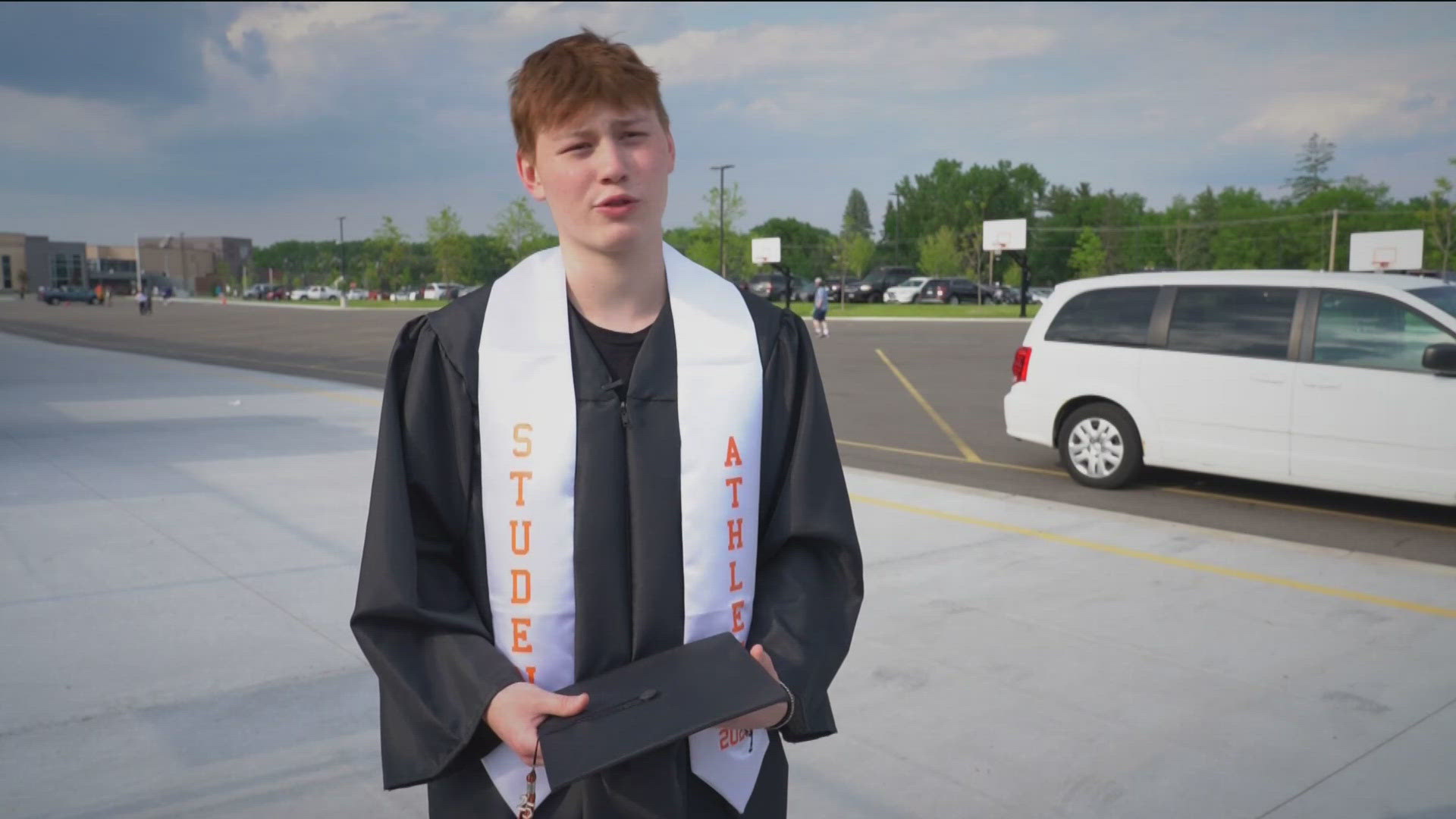 Gabe Kessel, a student-athlete, was diagnosed with cancer and given 8-12 months to live. 
