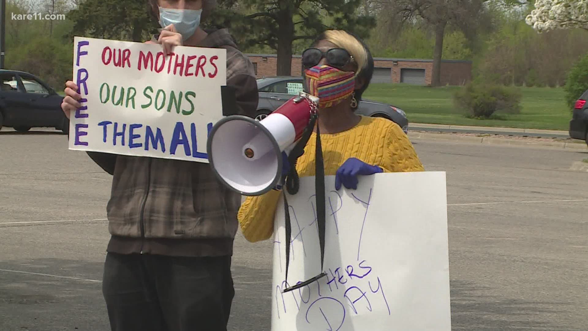 Demonstrators are calling for Minnesota Department of Corrections commissioner Paul Schnell to expedited the release of inmates facing the threat of coronavirus.