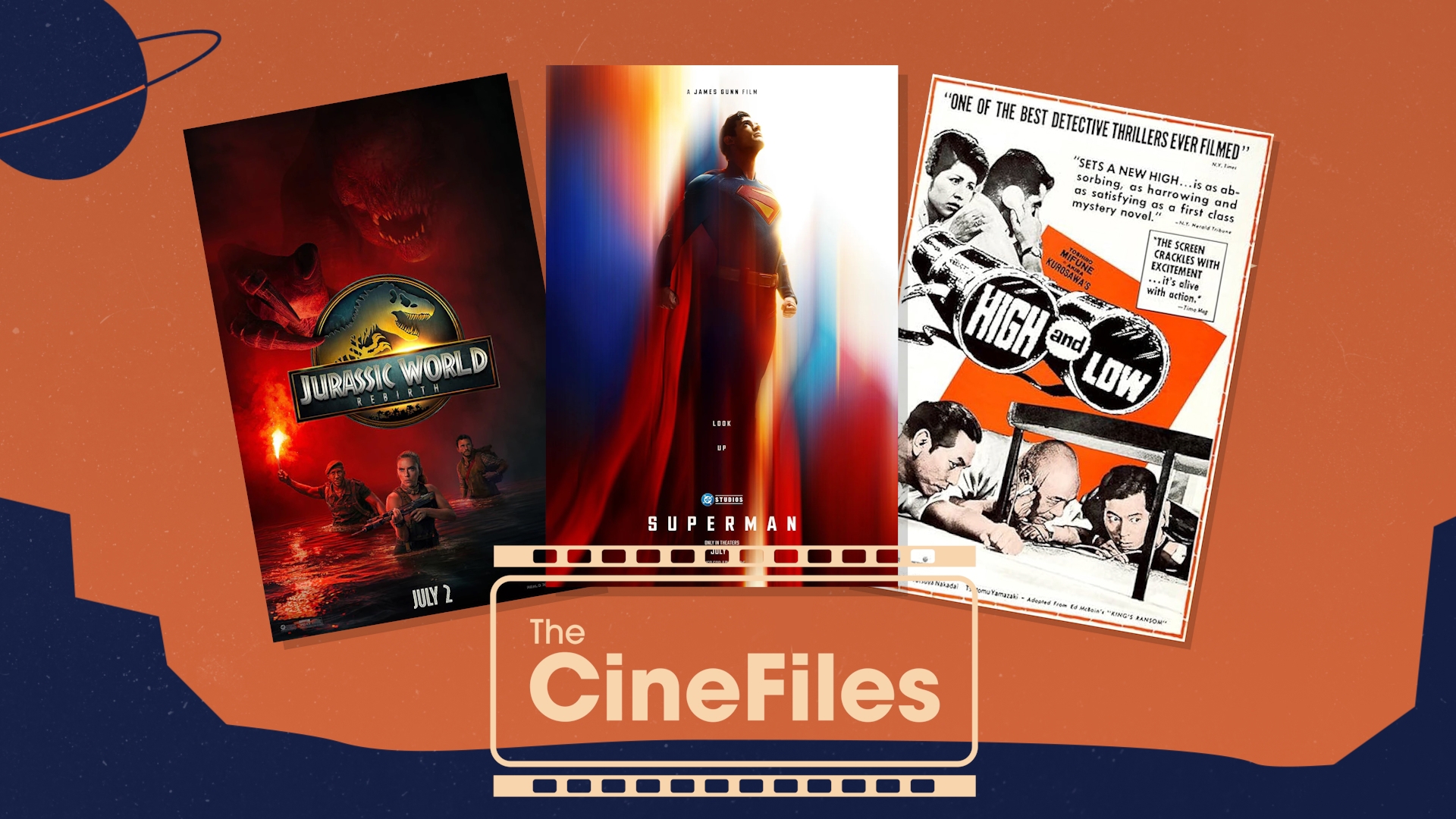 This week we review new releases Superman and Jurassic World Rebirth. Also, Brian and Jamie list their top-5 films of the year (so far) and movie news.