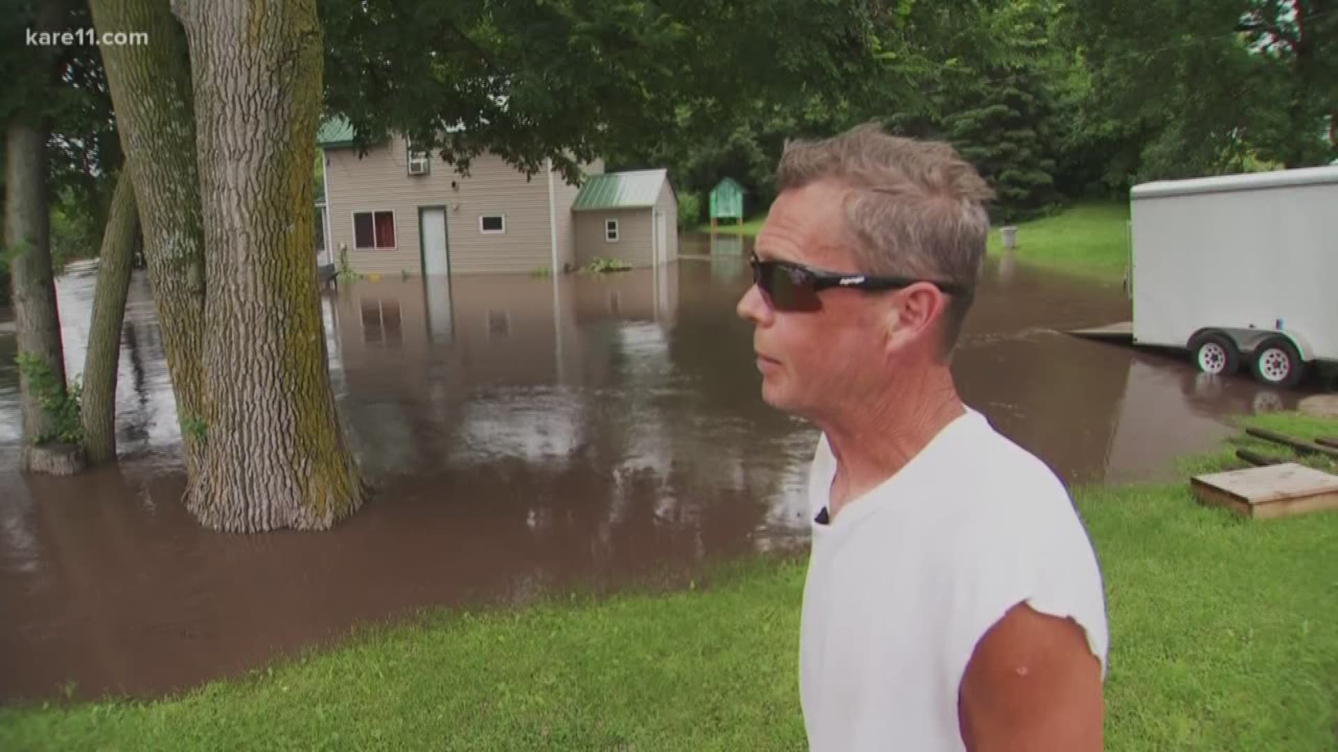 Many people in southeastern Minnesota are dealing with roads turned into rivers, flooded parks and water inundating homes.