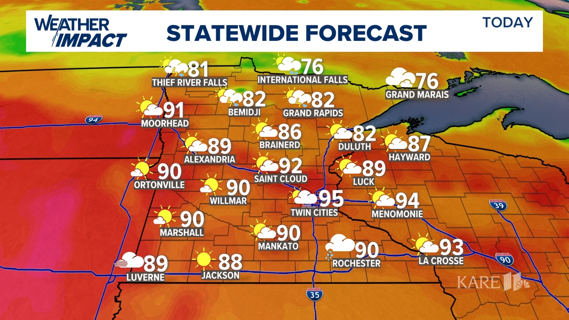 Officials issue air quality alert for most of MN this week due to ...