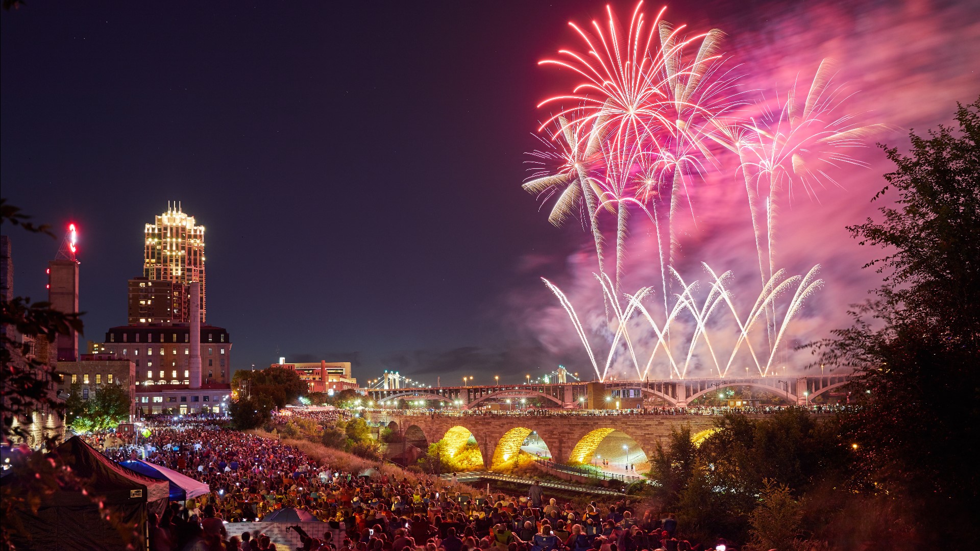 The annual Minneapolis Aquatennial celebration is back in person this year after going virtual in 2020 due to the pandemic.