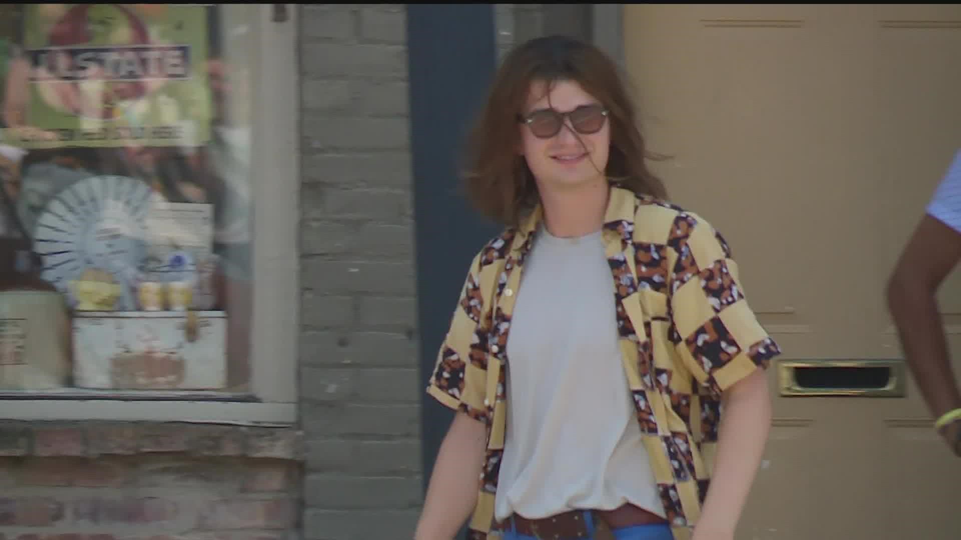 A production crew found an ideal location for a movie scene featuring actor Joe Keery. The owner initially wanted no part of it. She's glad she changed her mind.