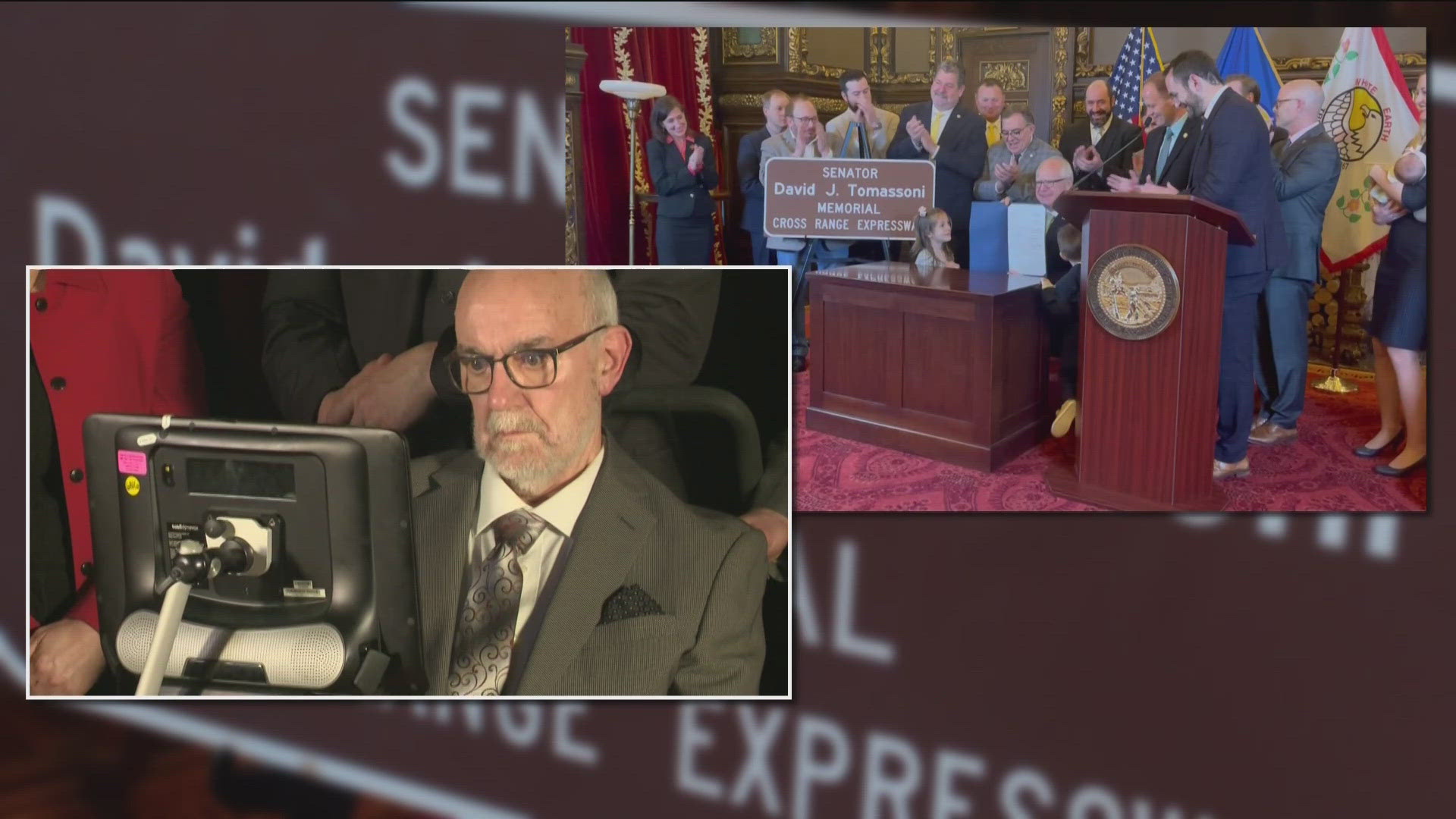 Tomassoni spent 30 years in the legislature and was diagnosed with ALS in 2021.
