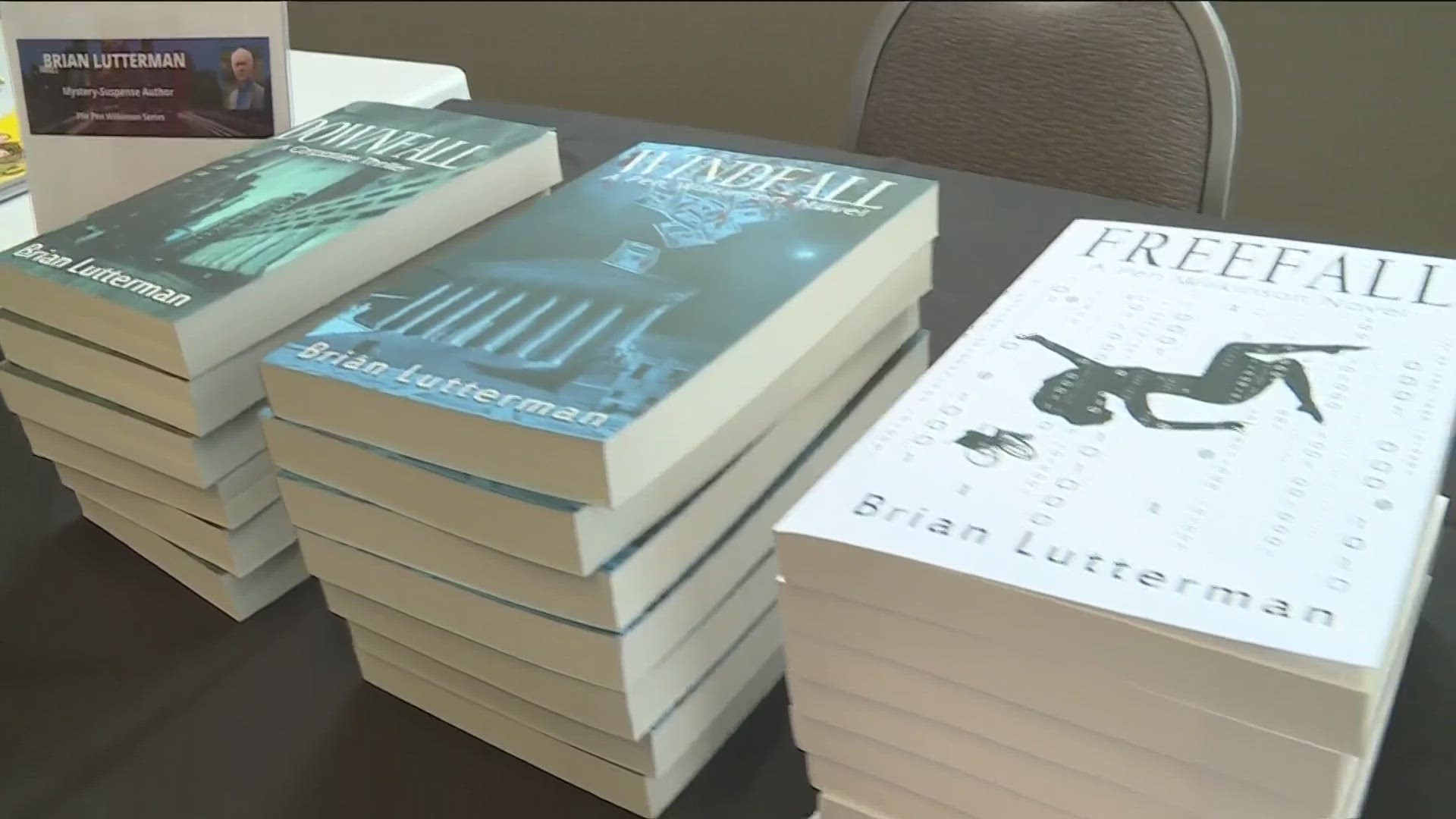 The free book fair features 40 local authors.
