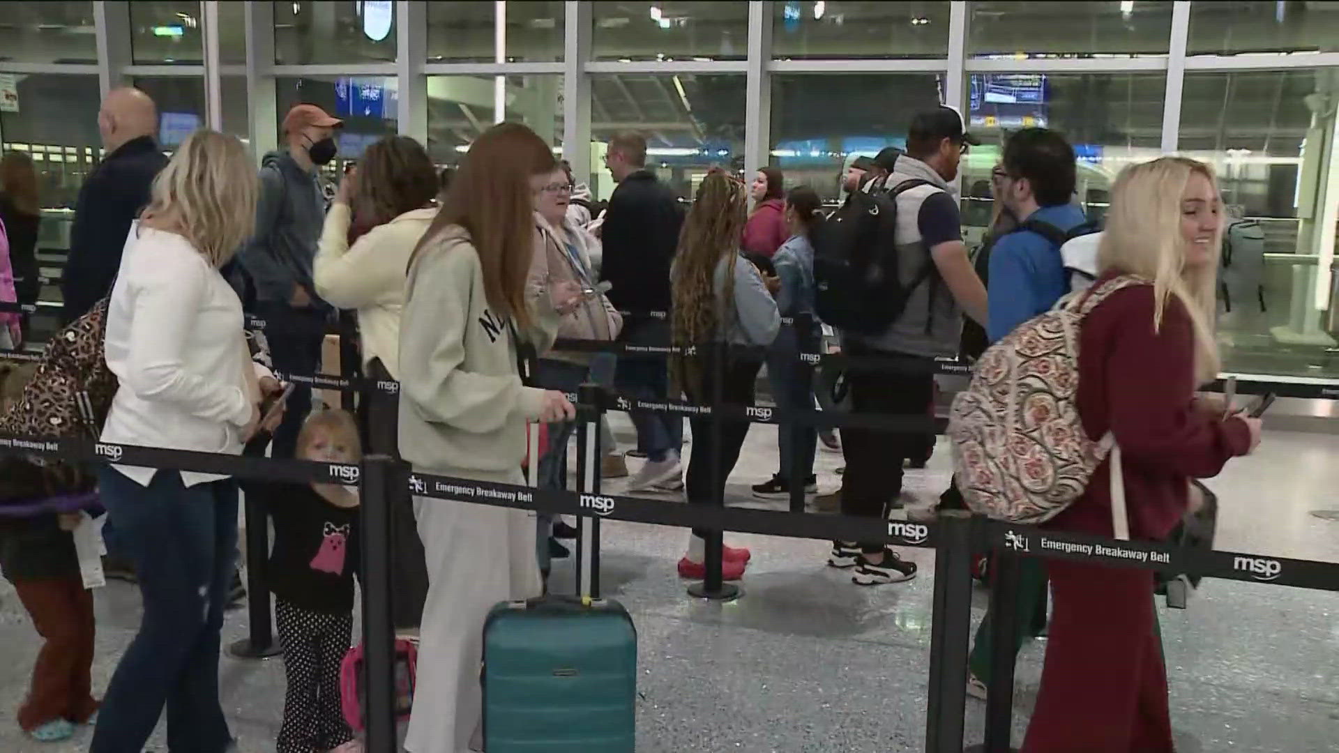 Thursday is expected to be the busiest travel day of the week for MSP Airport. 