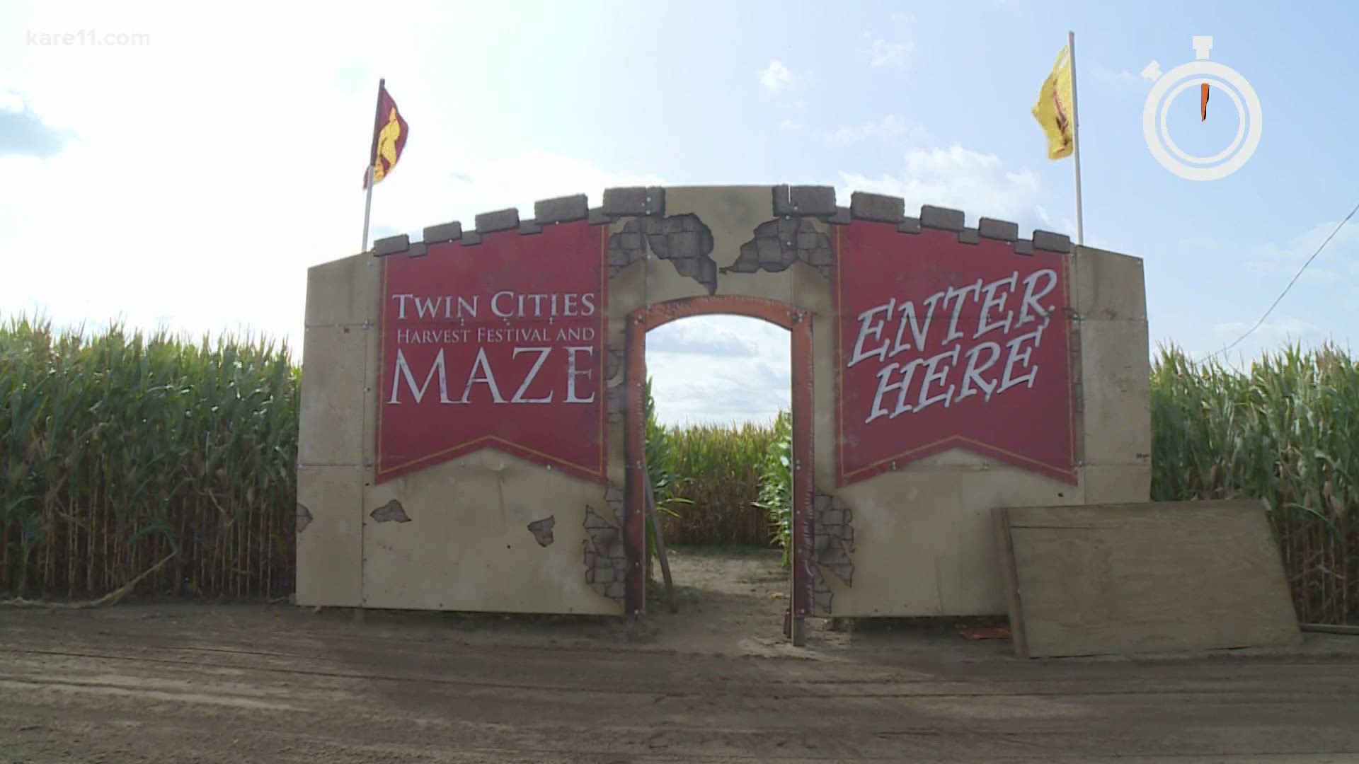 The largest corn maze in Minnesota is open for exploration this weekend!